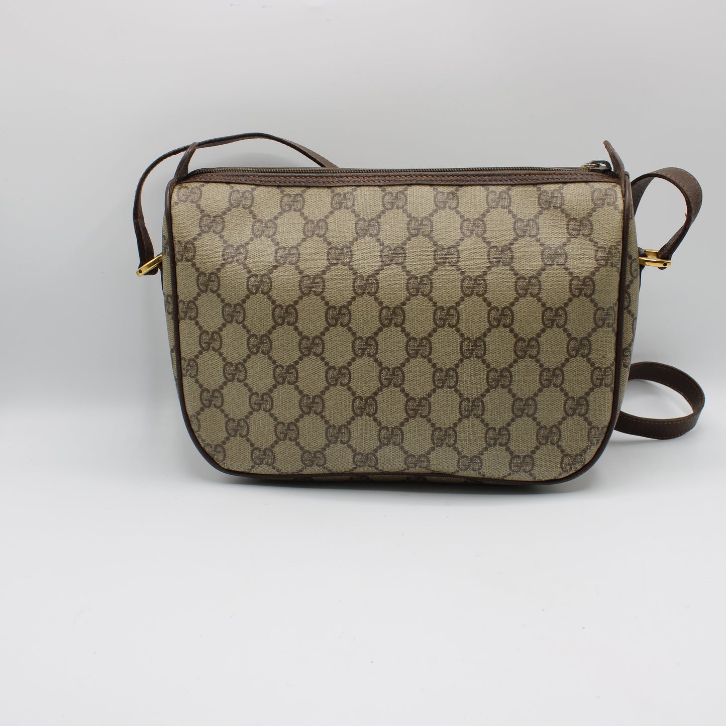 Gucci Ophidia GG Supreme Brown Monogram Canvas Crossbody Bag