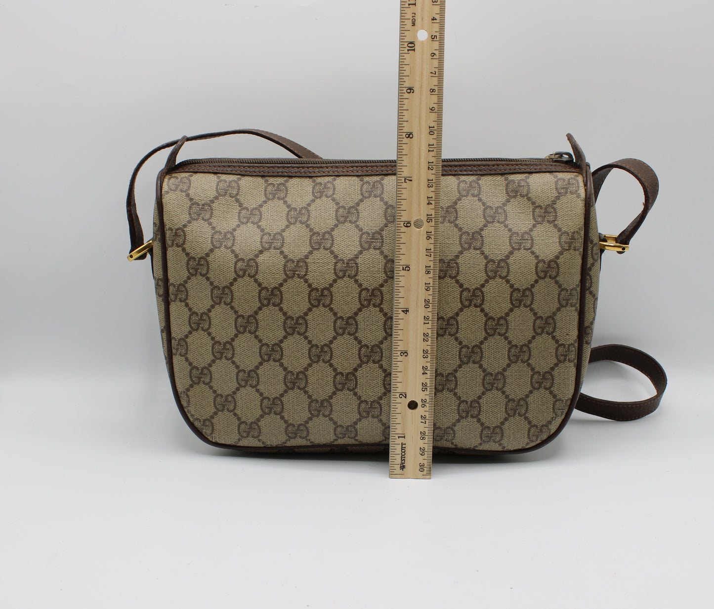 Gucci Ophidia GG Supreme Brown Monogram Canvas Crossbody Bag