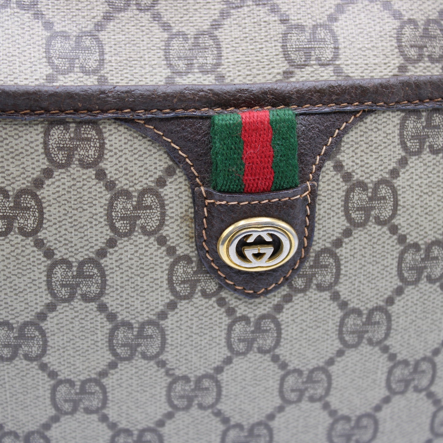 Gucci Ophidia GG Supreme Brown Monogram Canvas Crossbody Bag