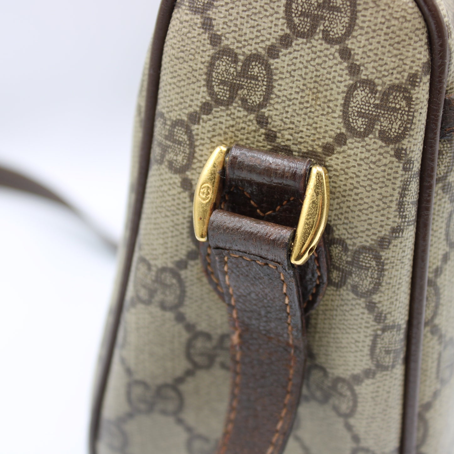 Gucci Ophidia GG Supreme Brown Monogram Canvas Crossbody Bag