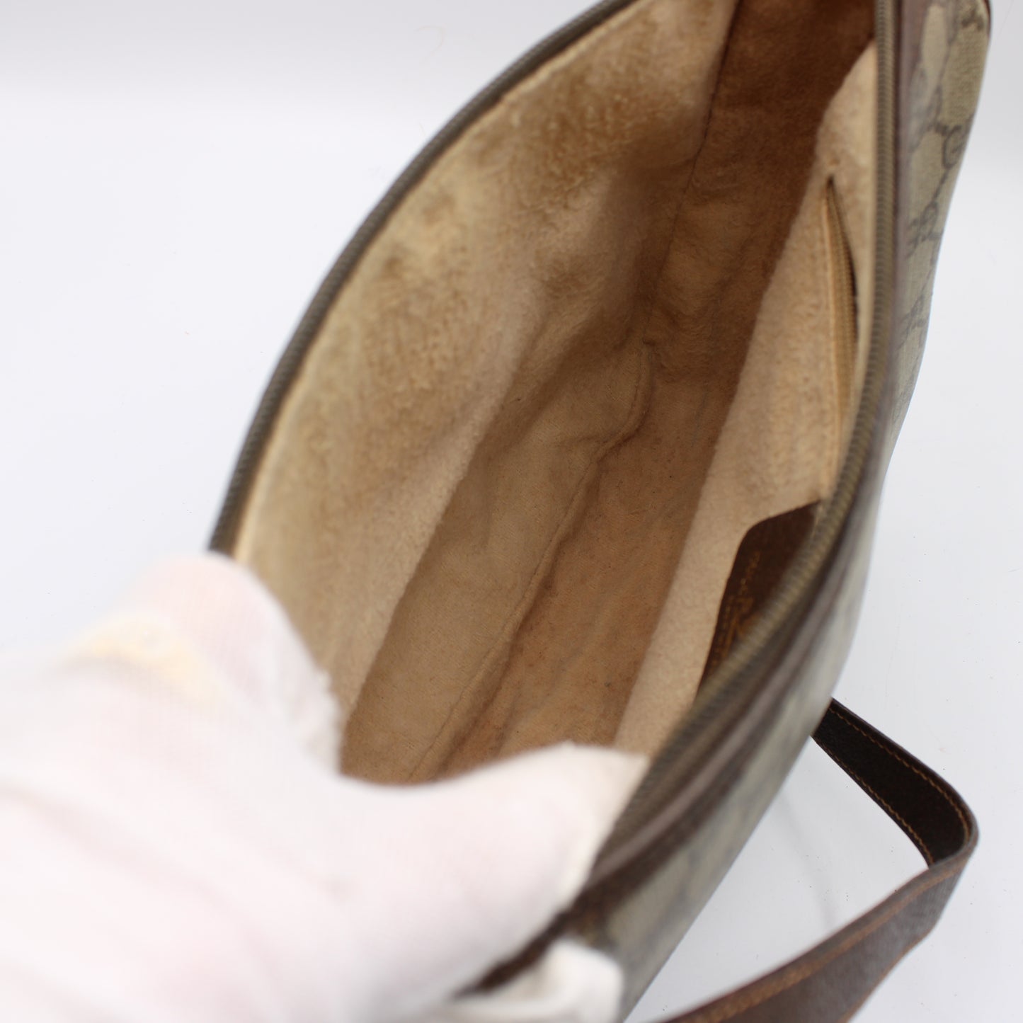 Gucci Ophidia GG Supreme Brown Monogram Canvas Crossbody Bag