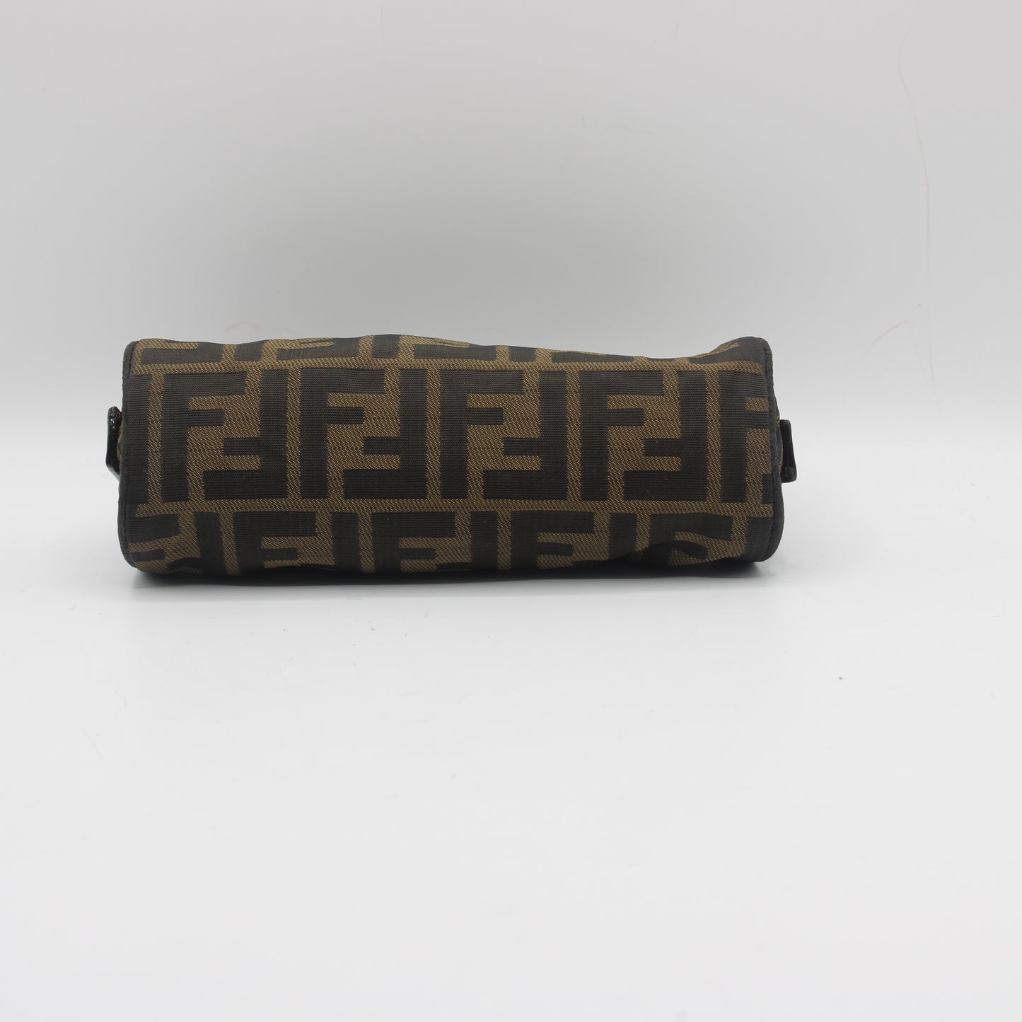 Fendi Brown Zucca Canvas Cylinder Mini Bag Leather Handle #4