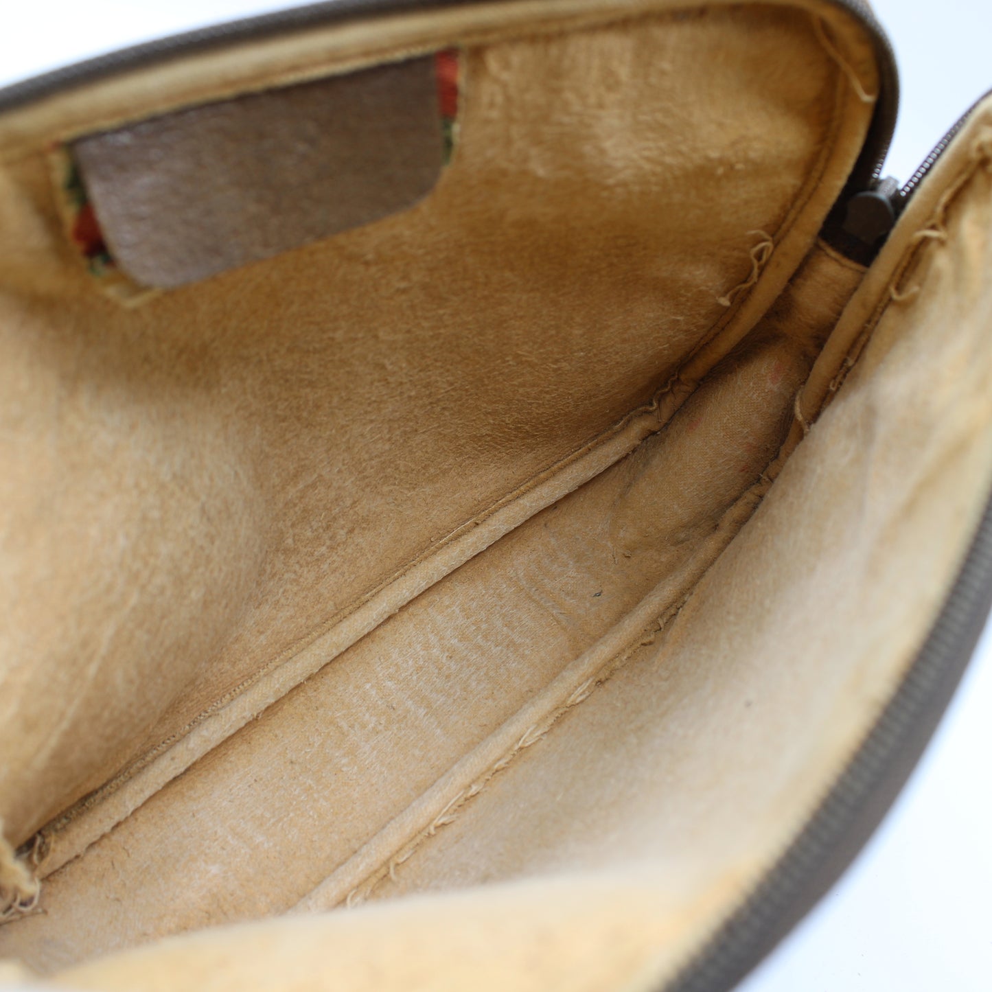 Gucci Brown GG Supreme Canvas Leather Trim Crossbody Bag