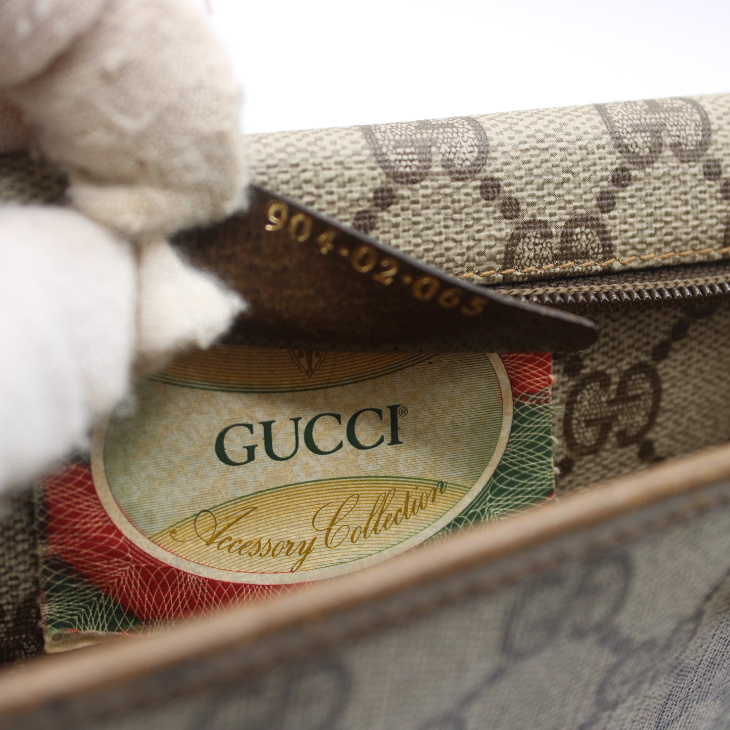 Gucci Brown Monogram Coated Canvas Leather Crossbody Bag