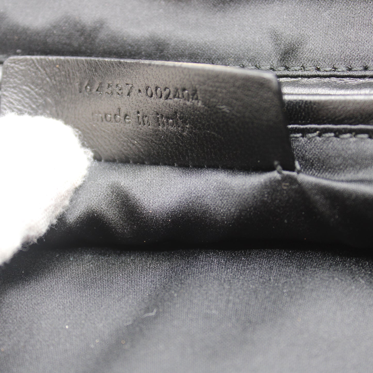 Yves Saint Laurent Black Canvas Logo Strap Crossbody Bag