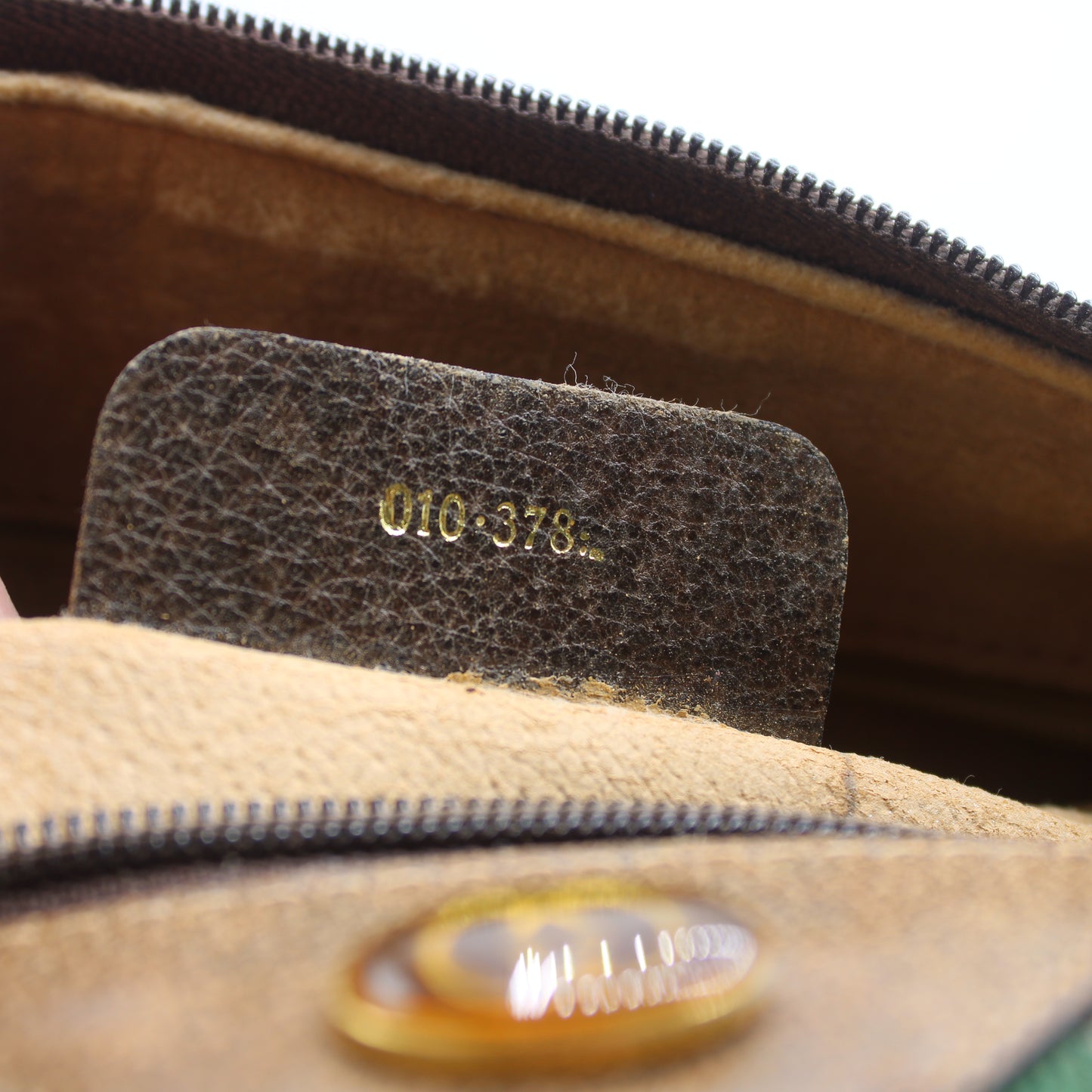 Gucci Beige Brown GG Canvas Green Red Stripe Boston Bag