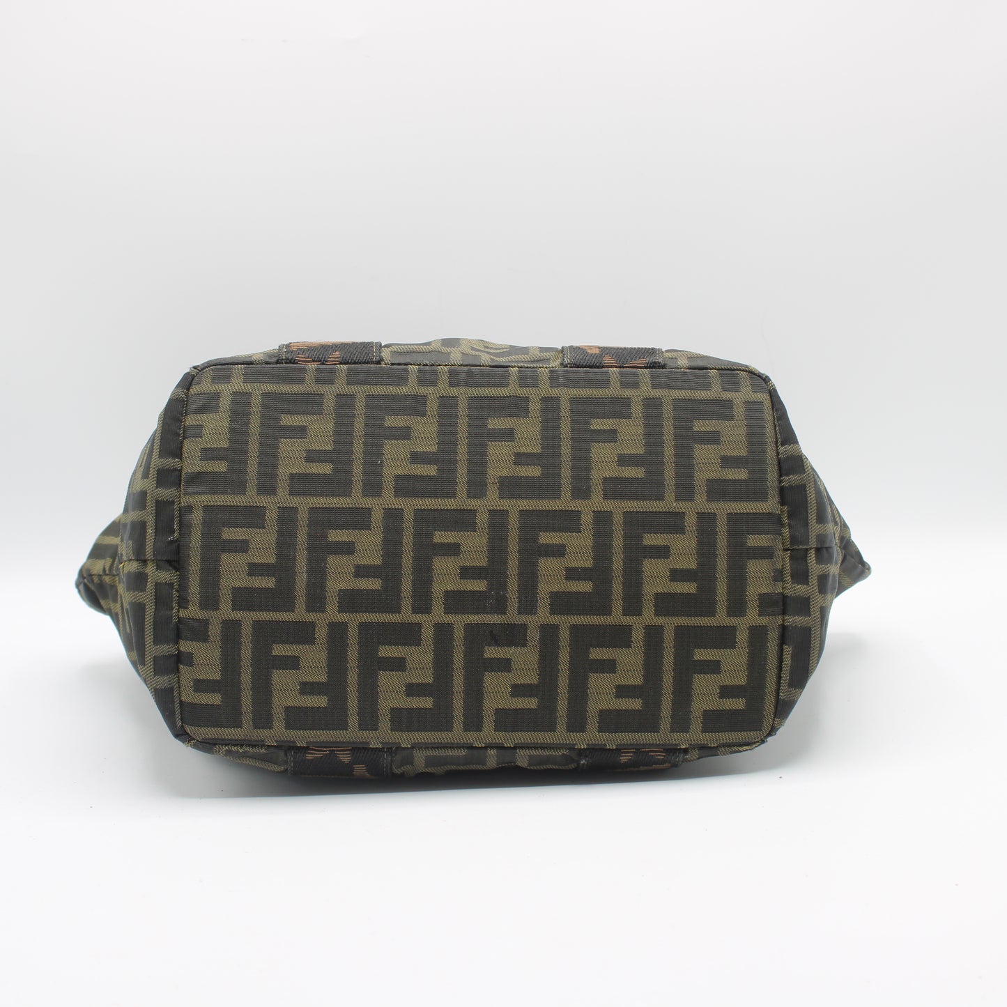 Fendi Brown Zucca Print Canvas Roma Star Handbag