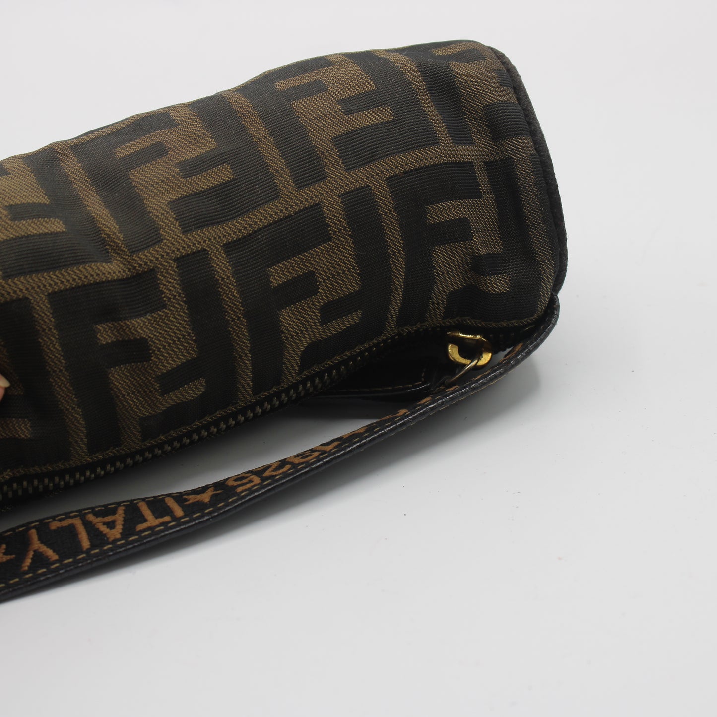 Fendi Brown Zucca Canvas Cylinder Mini Bag #5