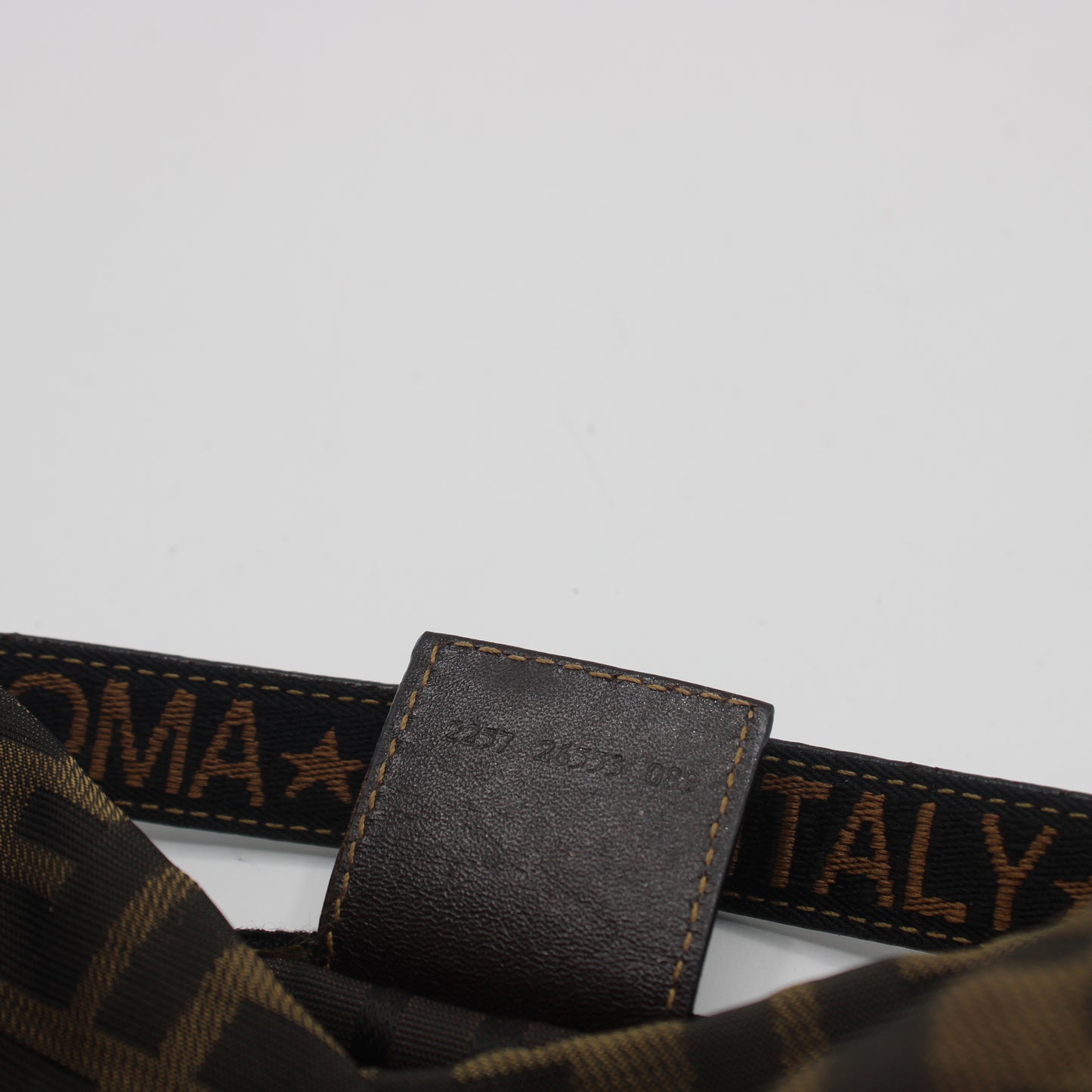 Fendi Brown Zucca Canvas Cylinder Mini Bag #5
