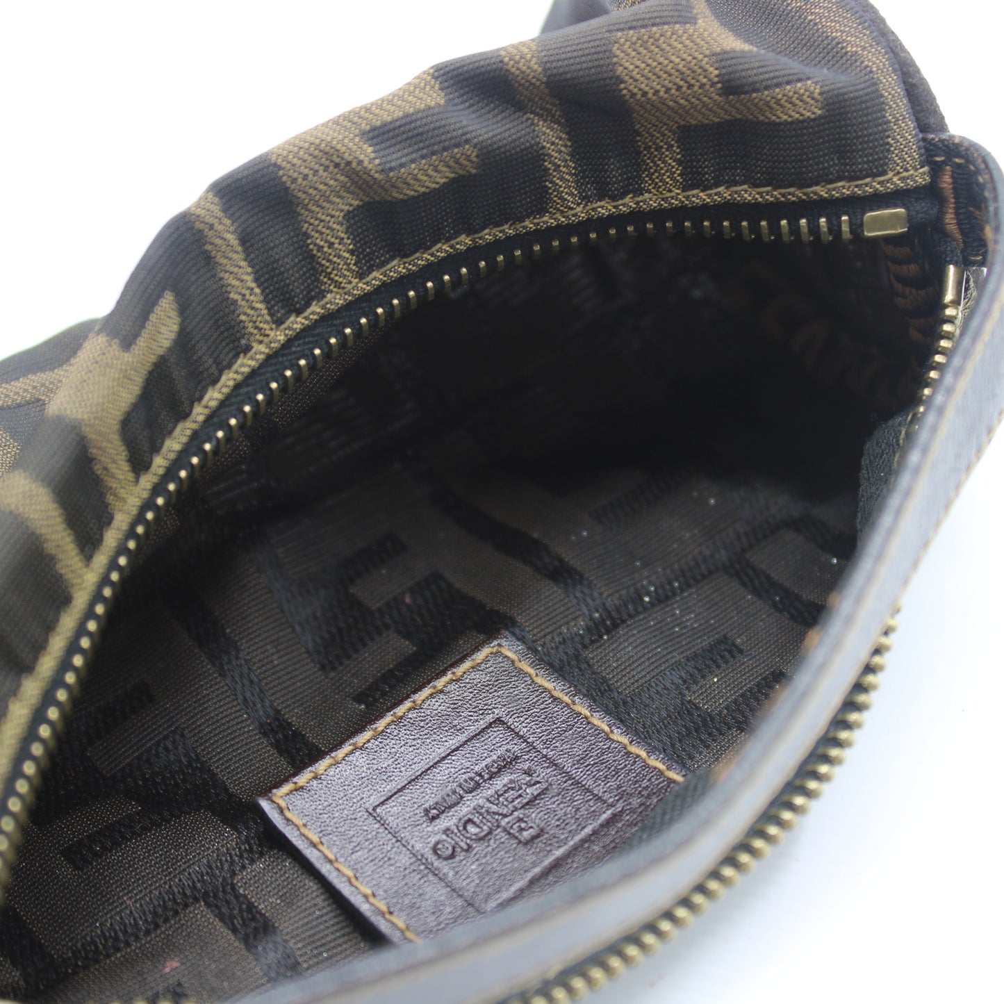 Fendi Brown Zucca Canvas Cylinder Mini Bag #5