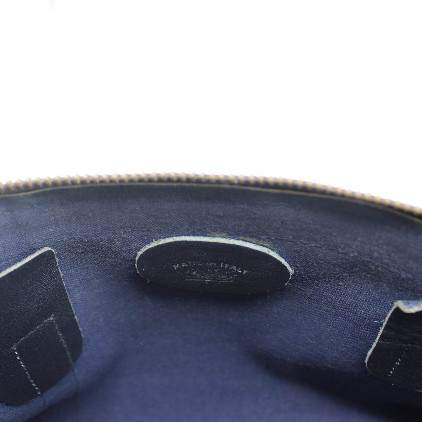 Gucci Blue GG Canvas And Navy Leather Mini Boston Bag