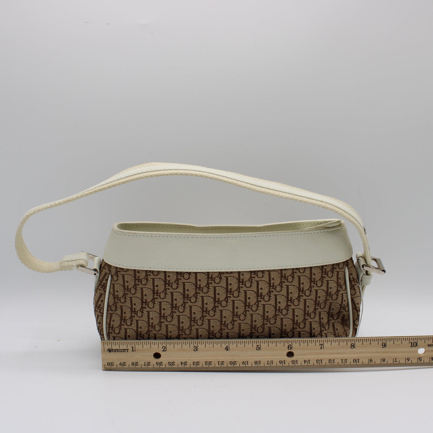 Christian Dior Brown Monogram Canvas Mini Shoulder Bag