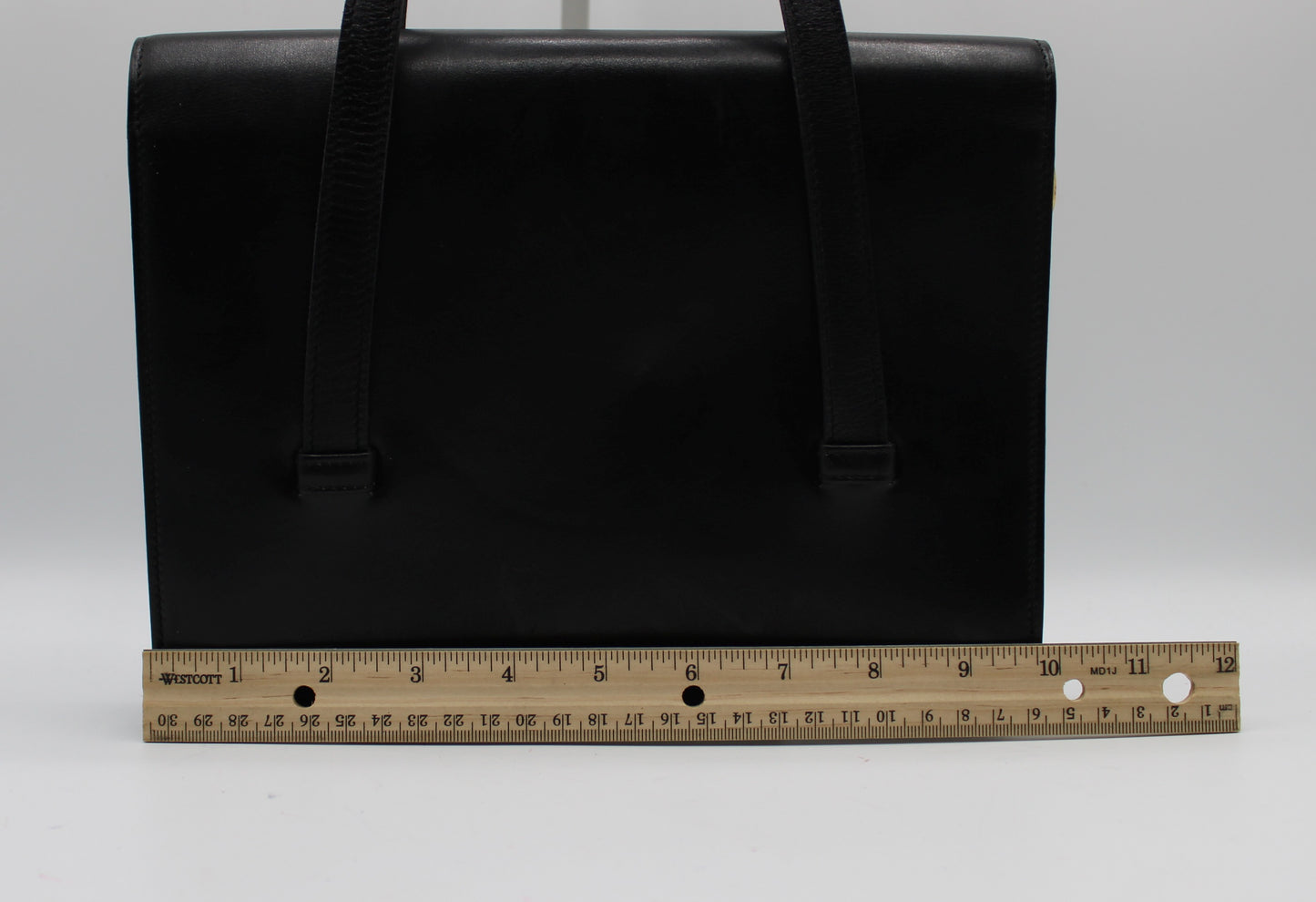 Christian Dior Black Leather Classic Shoulder Handbag