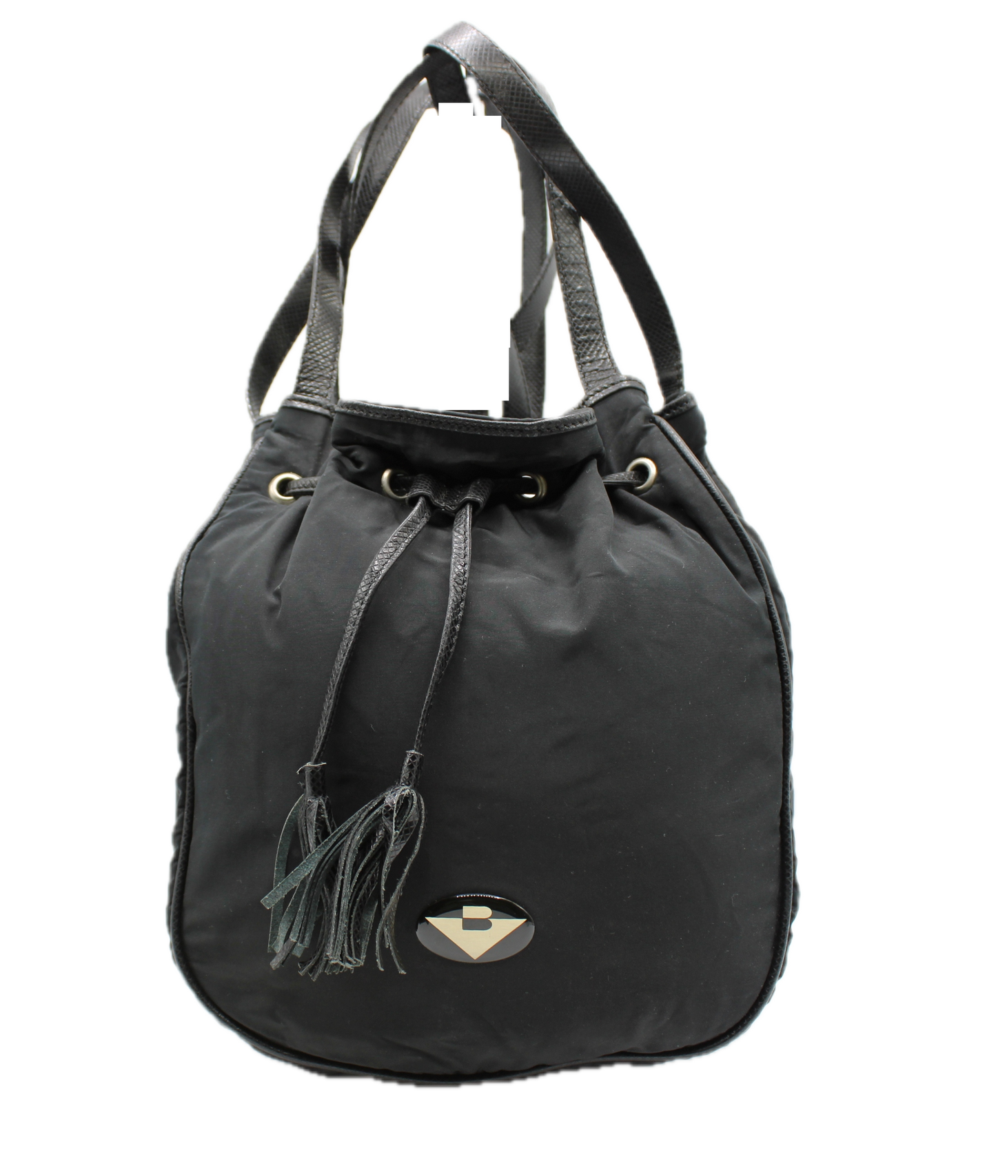 Bottega Veneta Drawstring Tote Bag in Classic Black full view