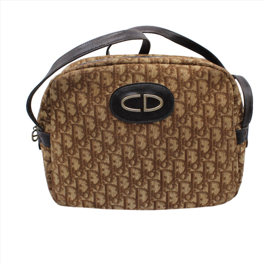 Christian Dior Trotter Brown Monogram Diorissimo Tote Bag