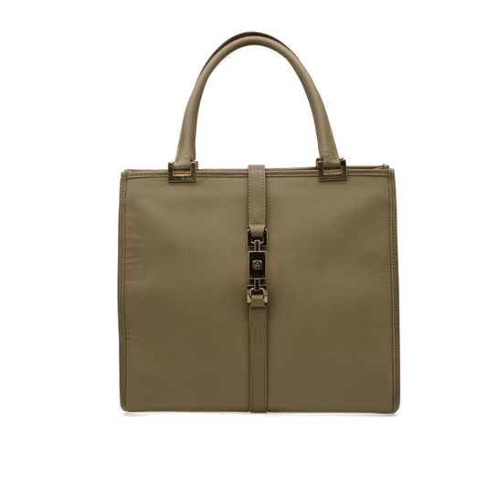 Gucci Beige MicroGuccissima Leather Jackie 1961 Tote Bag