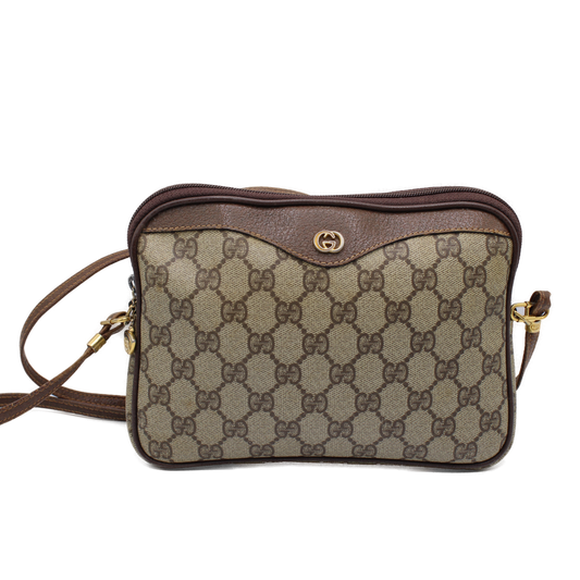 Gucci Ophidia Brown GG Canvas Shoulder Crossbody Bag Vintage