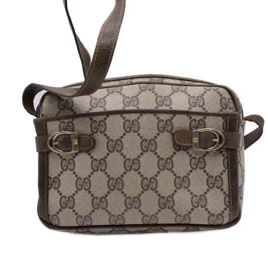Gucci Ophidia Brown GG Canvas Small Crossbody Bag