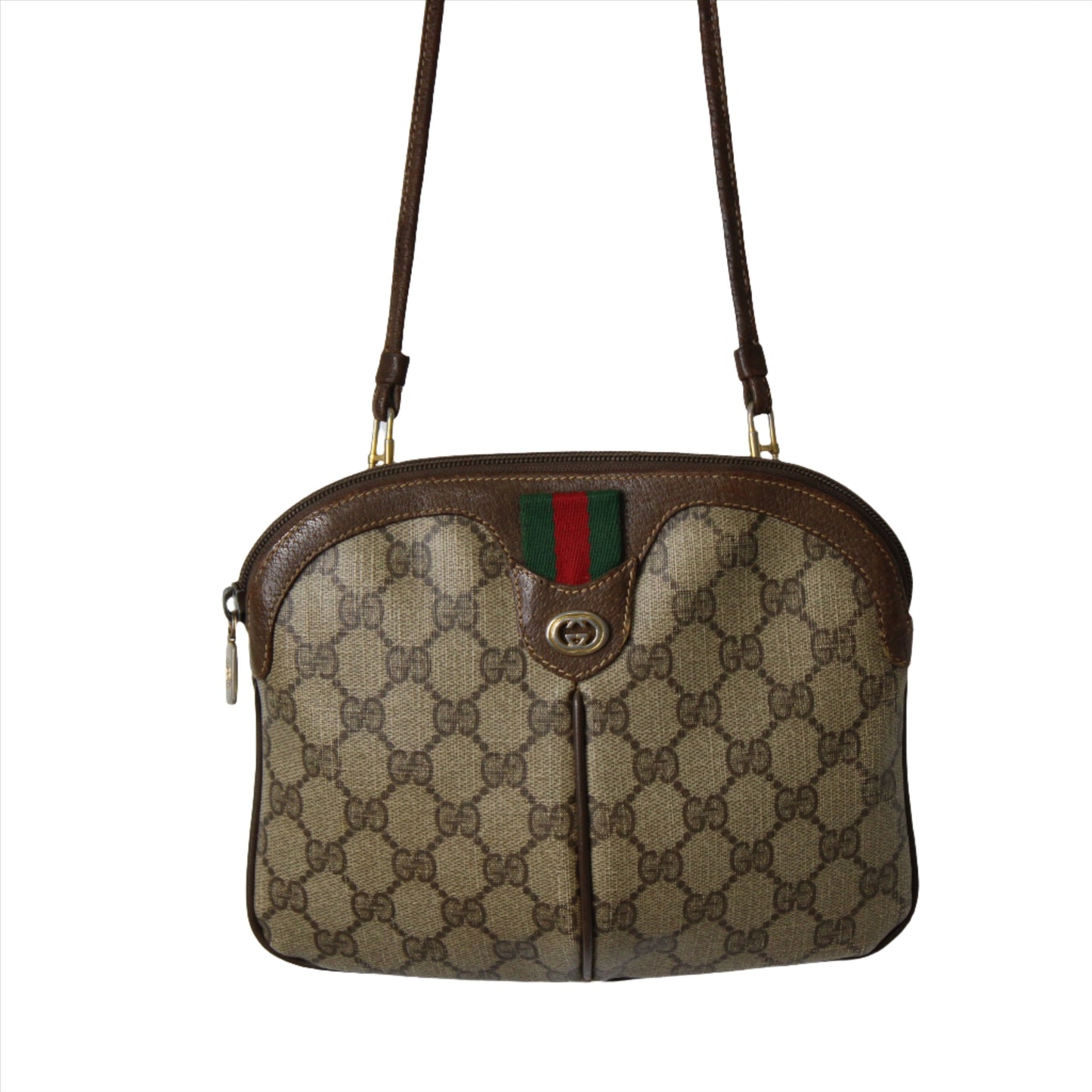 Gucci Ophidia Supreme GG Monogram Brown Crossbody Bag