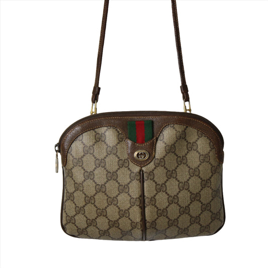 Gucci Ophidia Supreme GG Monogram Brown Crossbody Bag