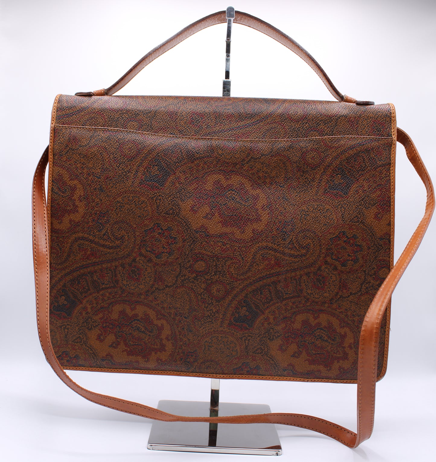 Valentino Garavani Business Bag Paisley Leather Vintage