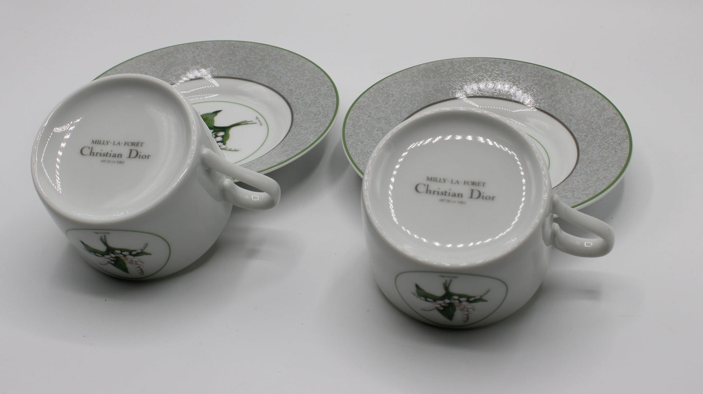 Christian Dior Milly-La-Forêt Lily of the Valley Cup Set