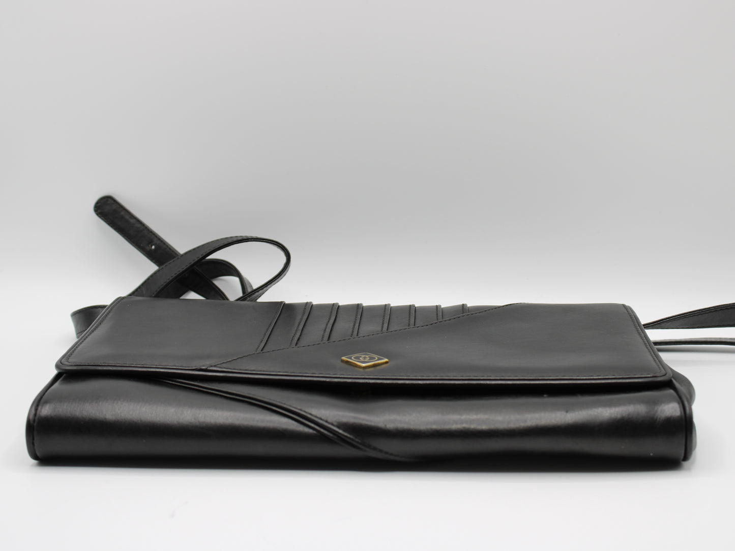 Gucci Betty Black Leather Crossbody GG Bag Vintage