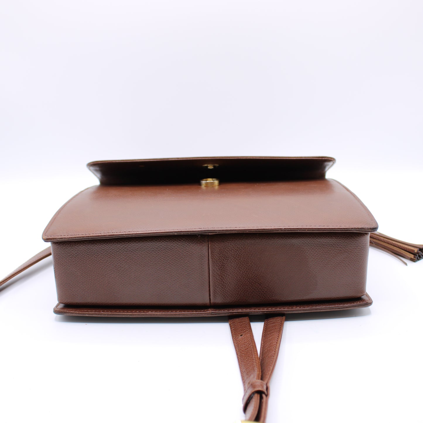 Valentino Garavani Brown Two Way Kelly Crossbody Leather Bag Vintage #2