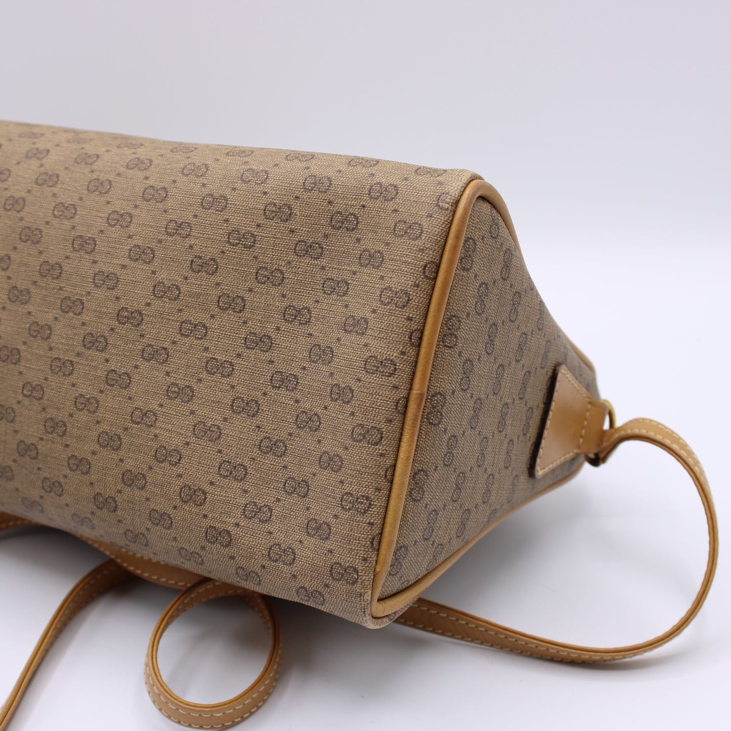 Gucci Micro Small GG Canvas Triangular Crossbody Bag Vintage