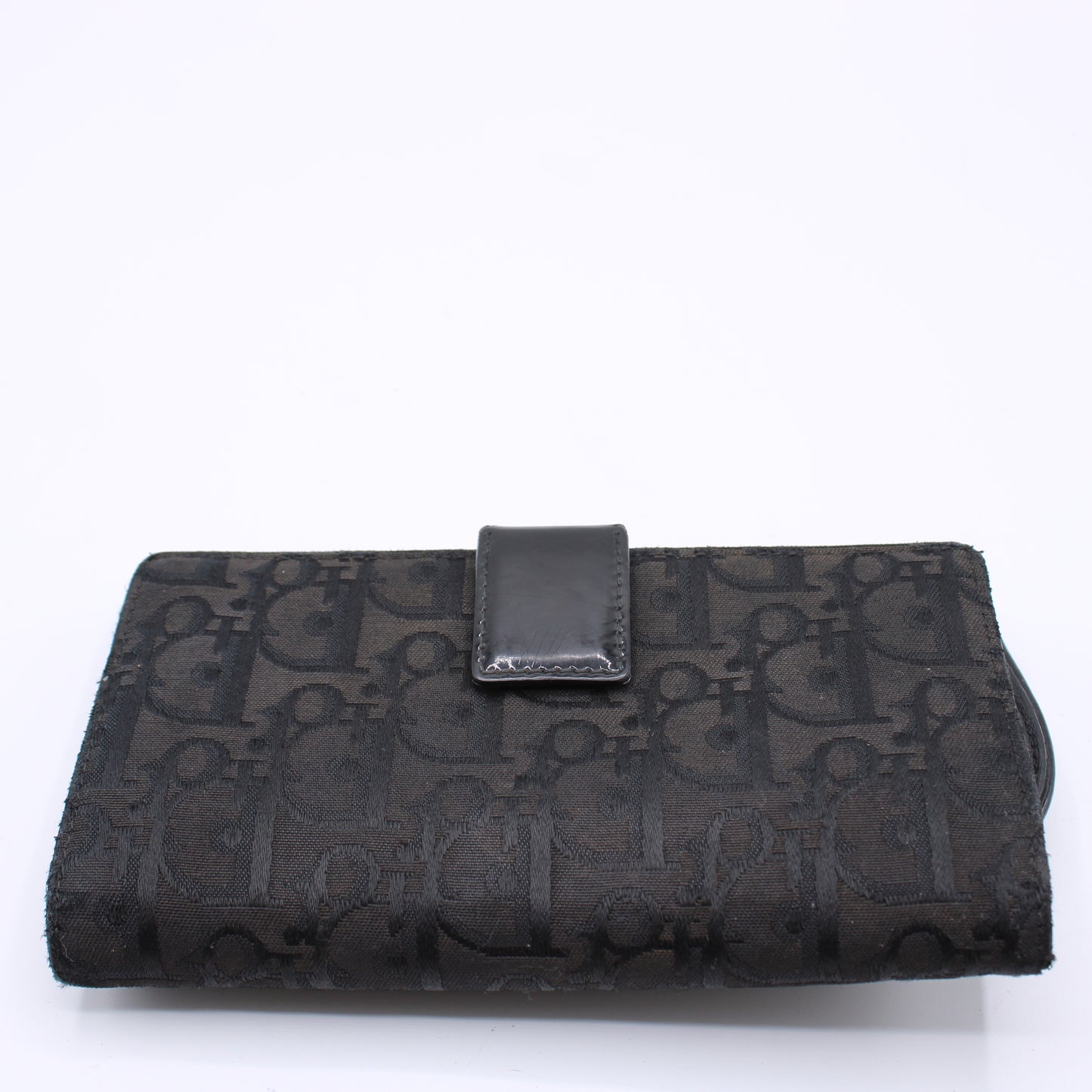 Christian Dior Saddle Black Continental Wallet