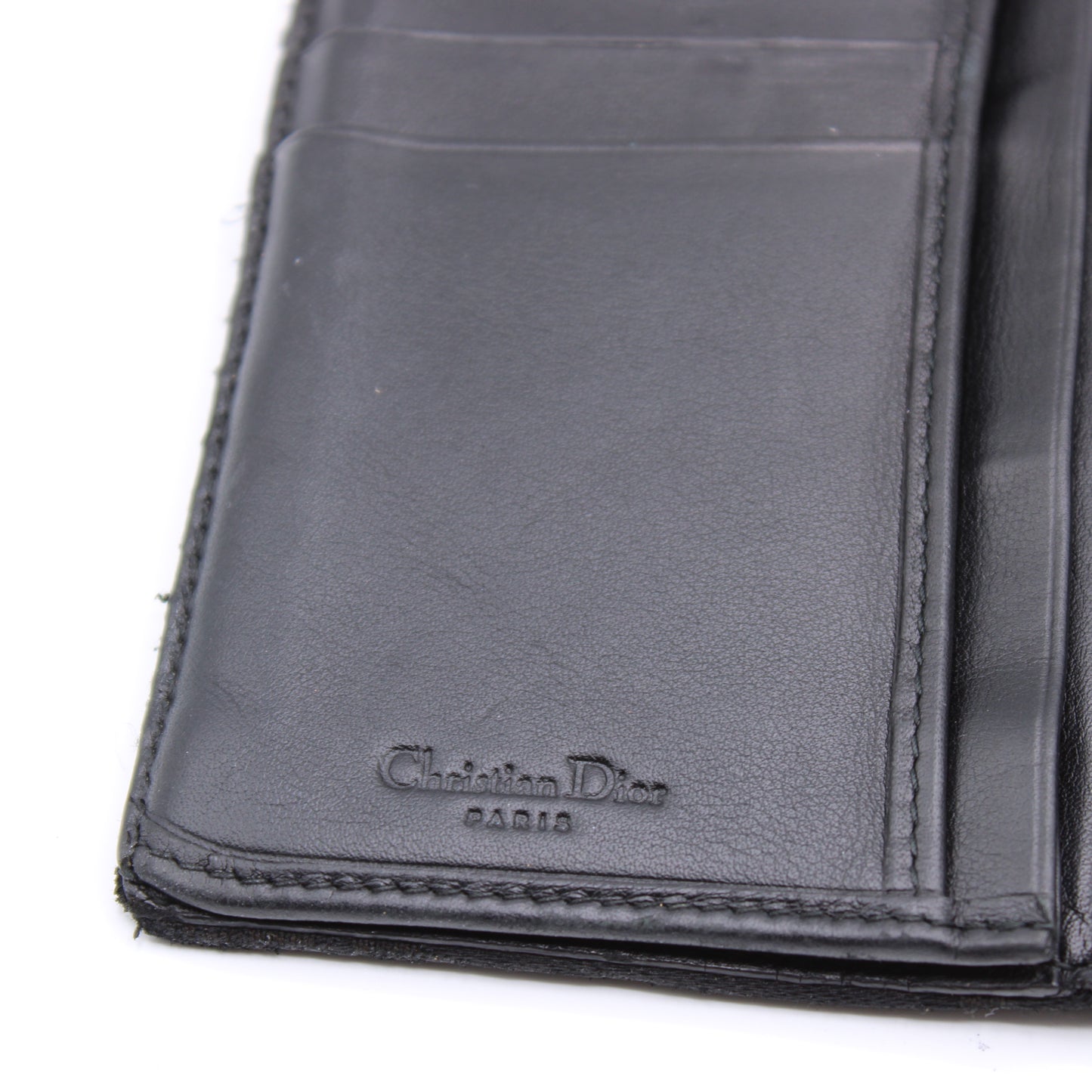 Christian Dior Saddle Black Continental Wallet