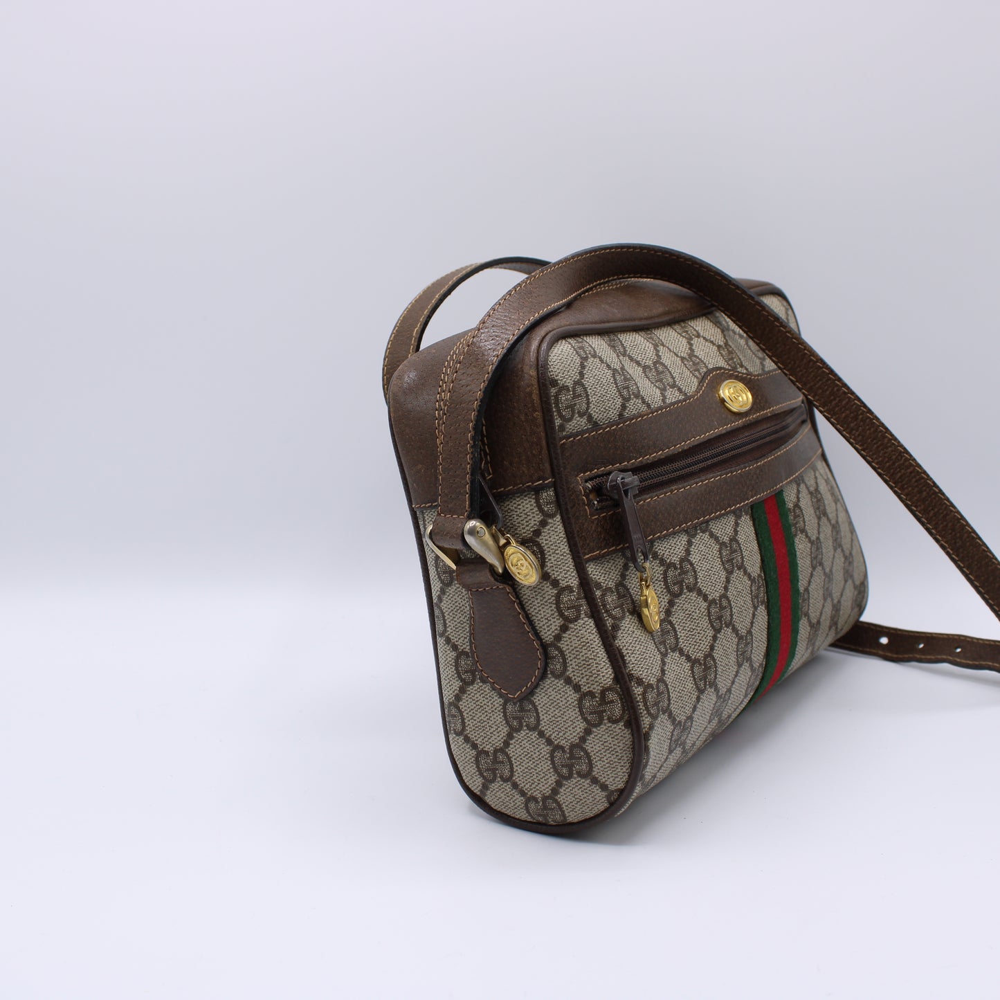 Gucci Ophidia GG Supreme Canvas Crossbody Bag Vintage