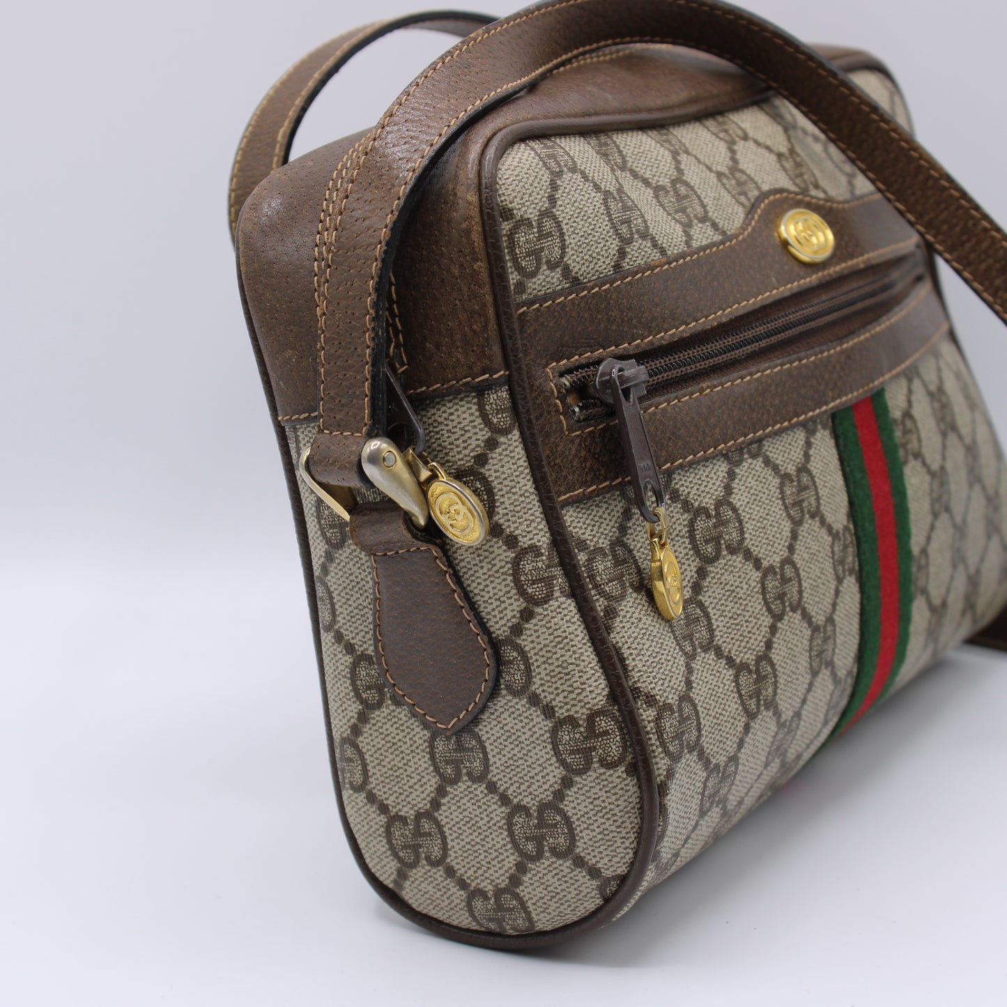 Gucci Ophidia GG Supreme Canvas Crossbody Bag Vintage