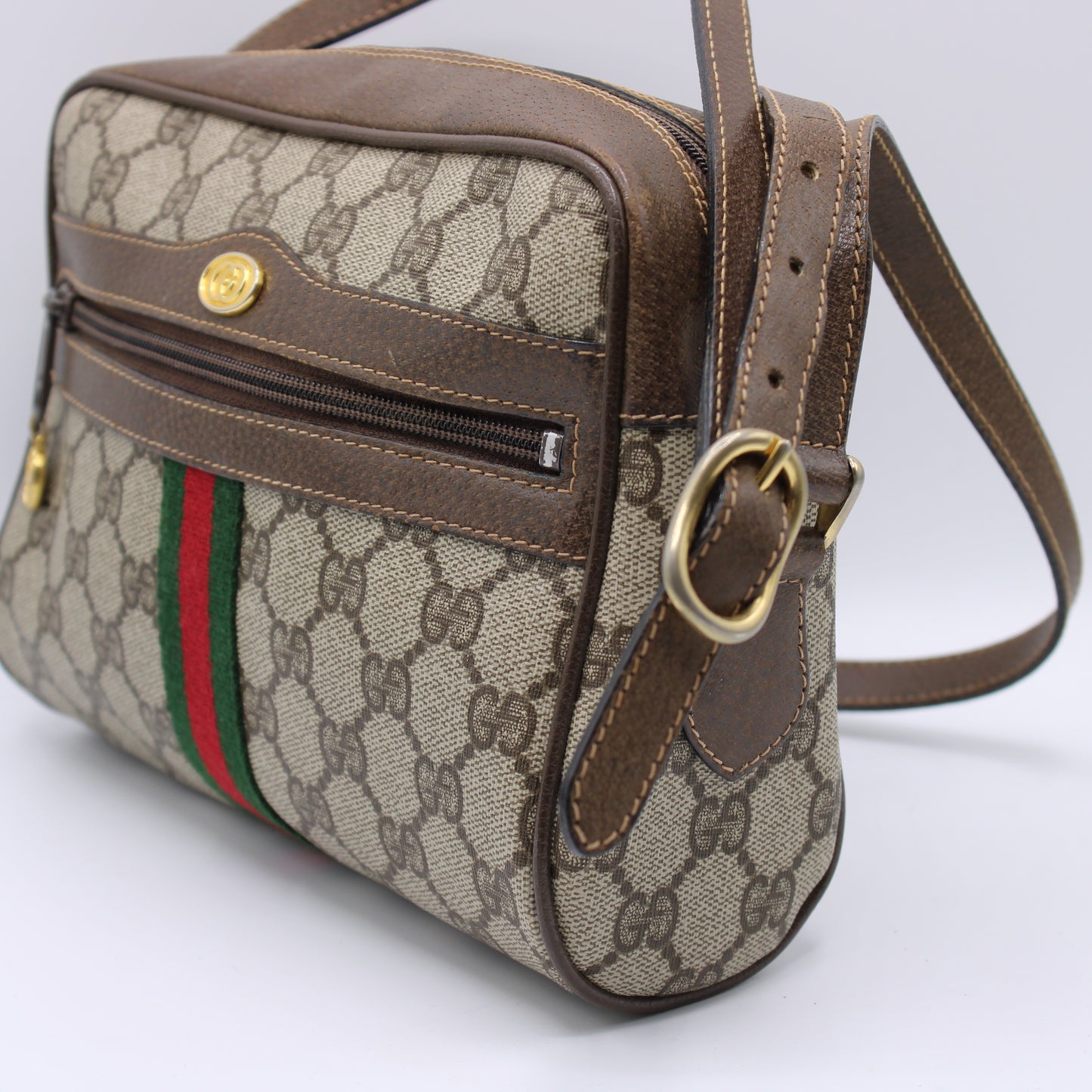 Gucci Ophidia GG Supreme Canvas Crossbody Bag Vintage