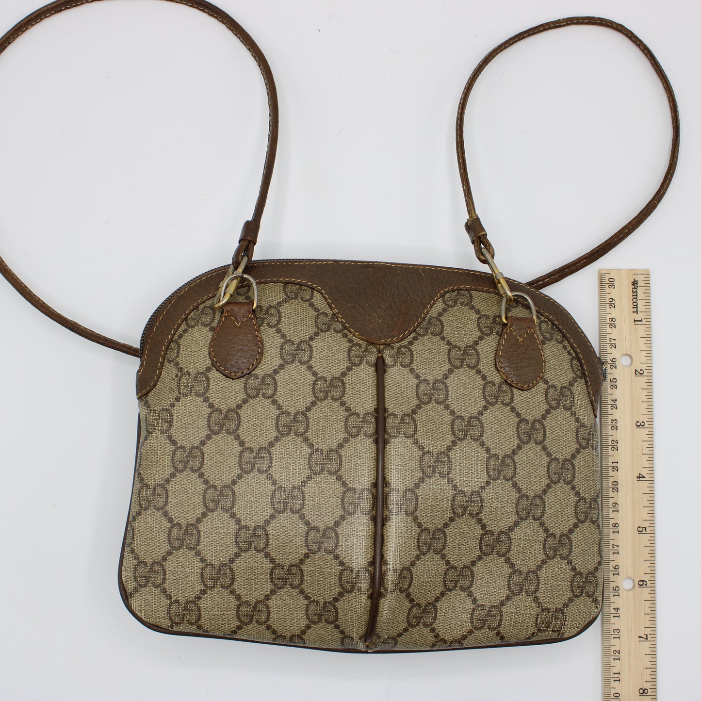 Gucci Ophidia Supreme GG Monogram Brown Crossbody Bag