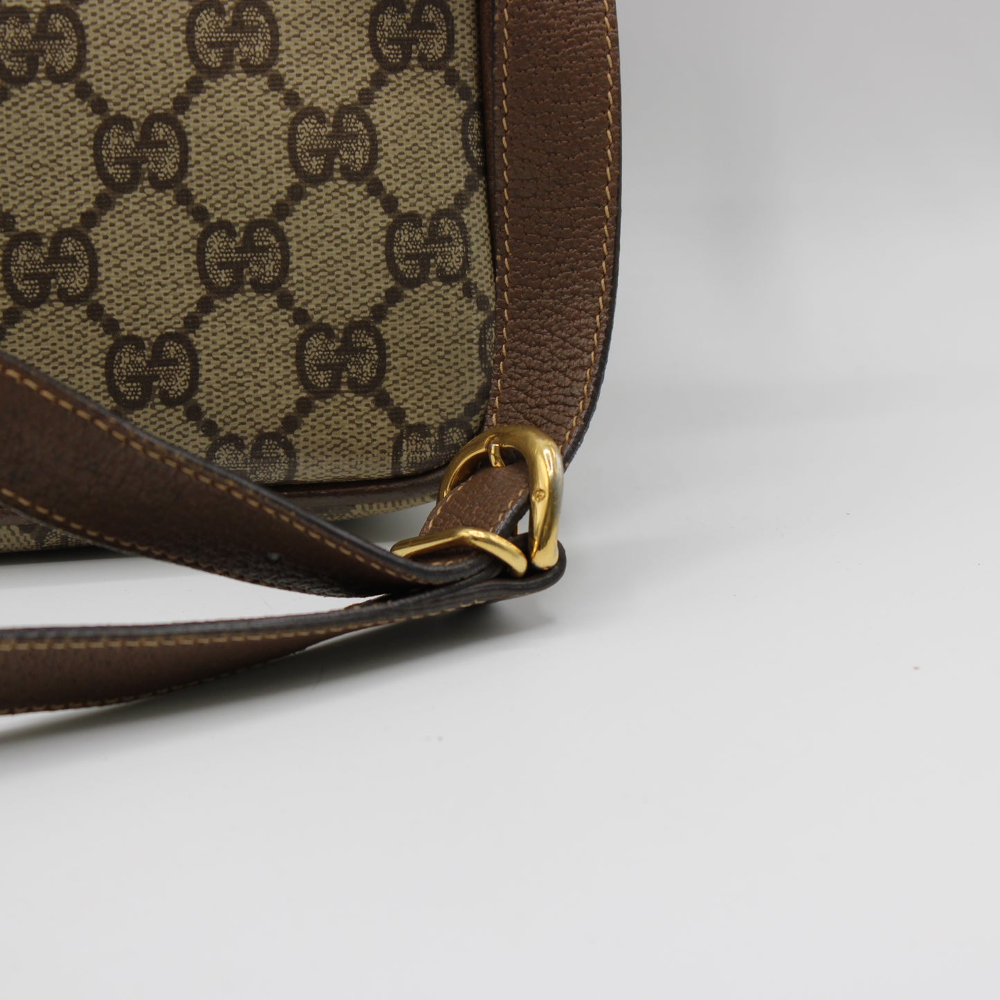 Gucci Petite Brown GG Supreme Monogram Crossbody Bag