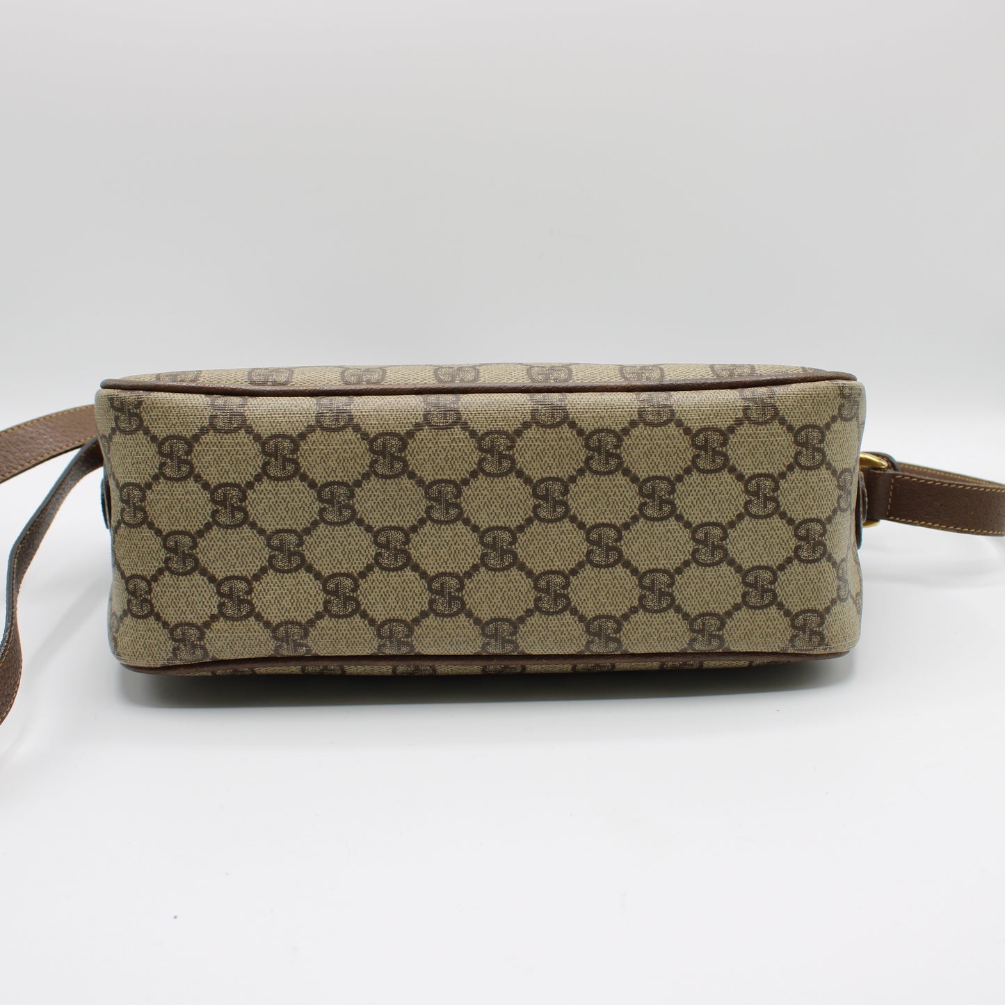 Gucci Petite Brown GG Supreme Monogram Crossbody Bag