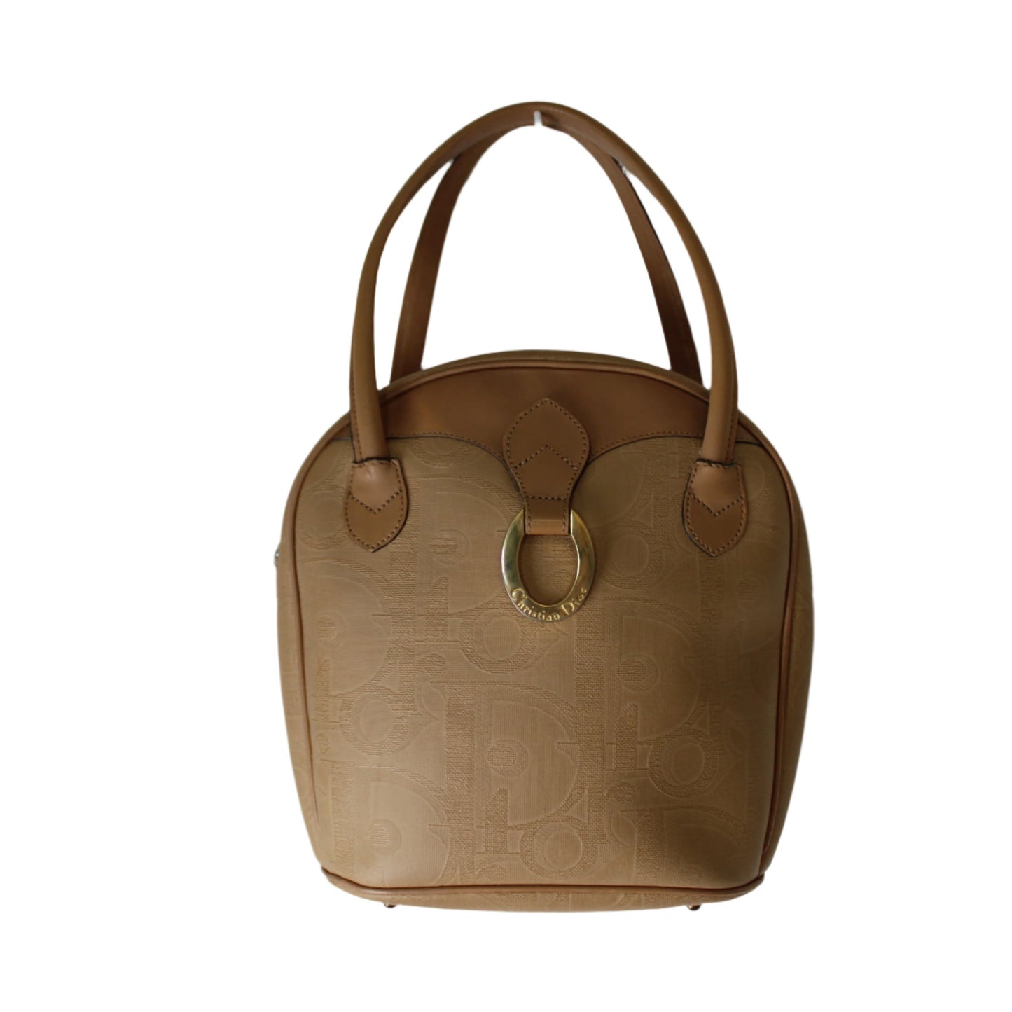 Christian Dior Tan Leather Diorissimo Tote Bag