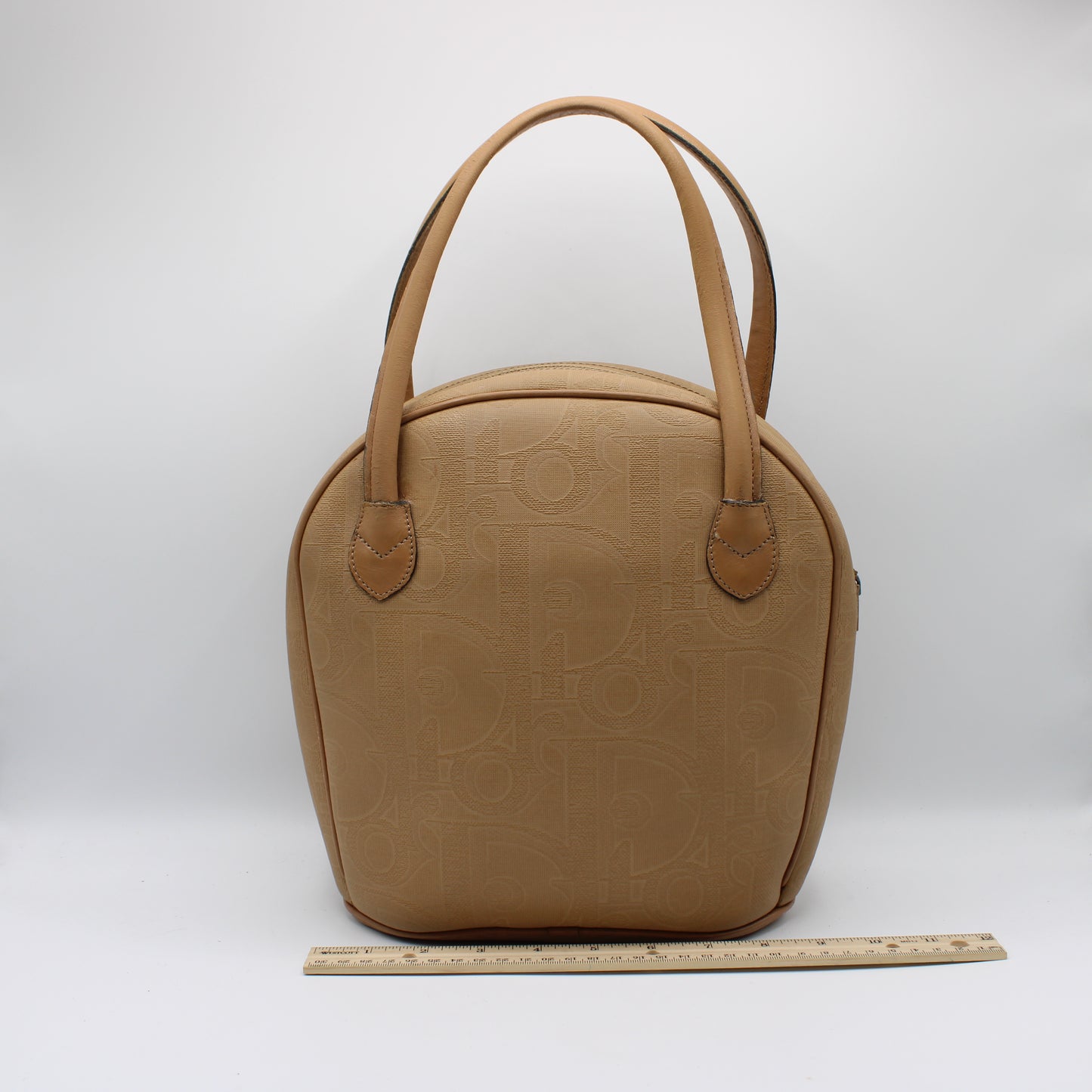 Christian Dior Tan Leather Diorissimo Tote Bag