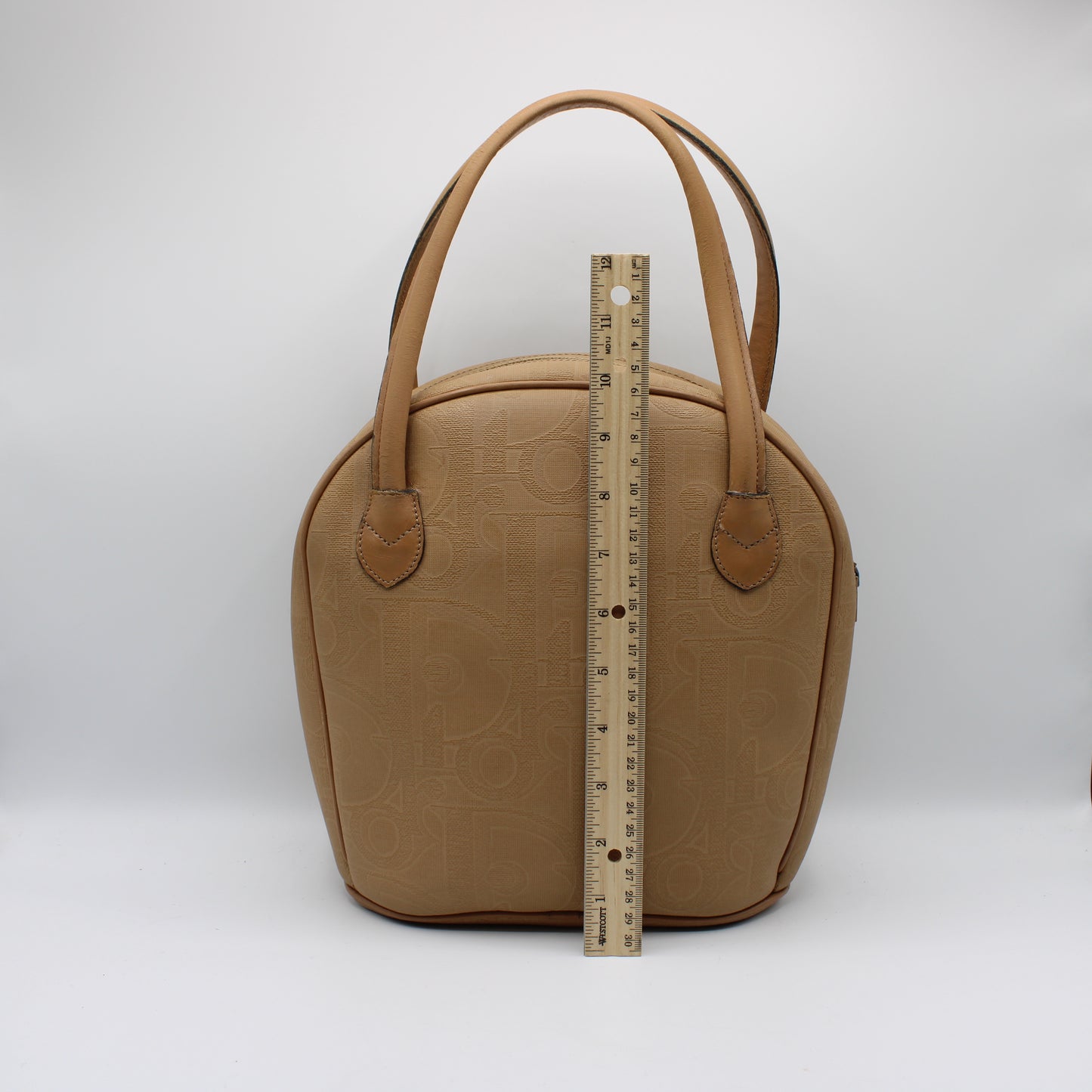 Christian Dior Tan Leather Diorissimo Tote Bag