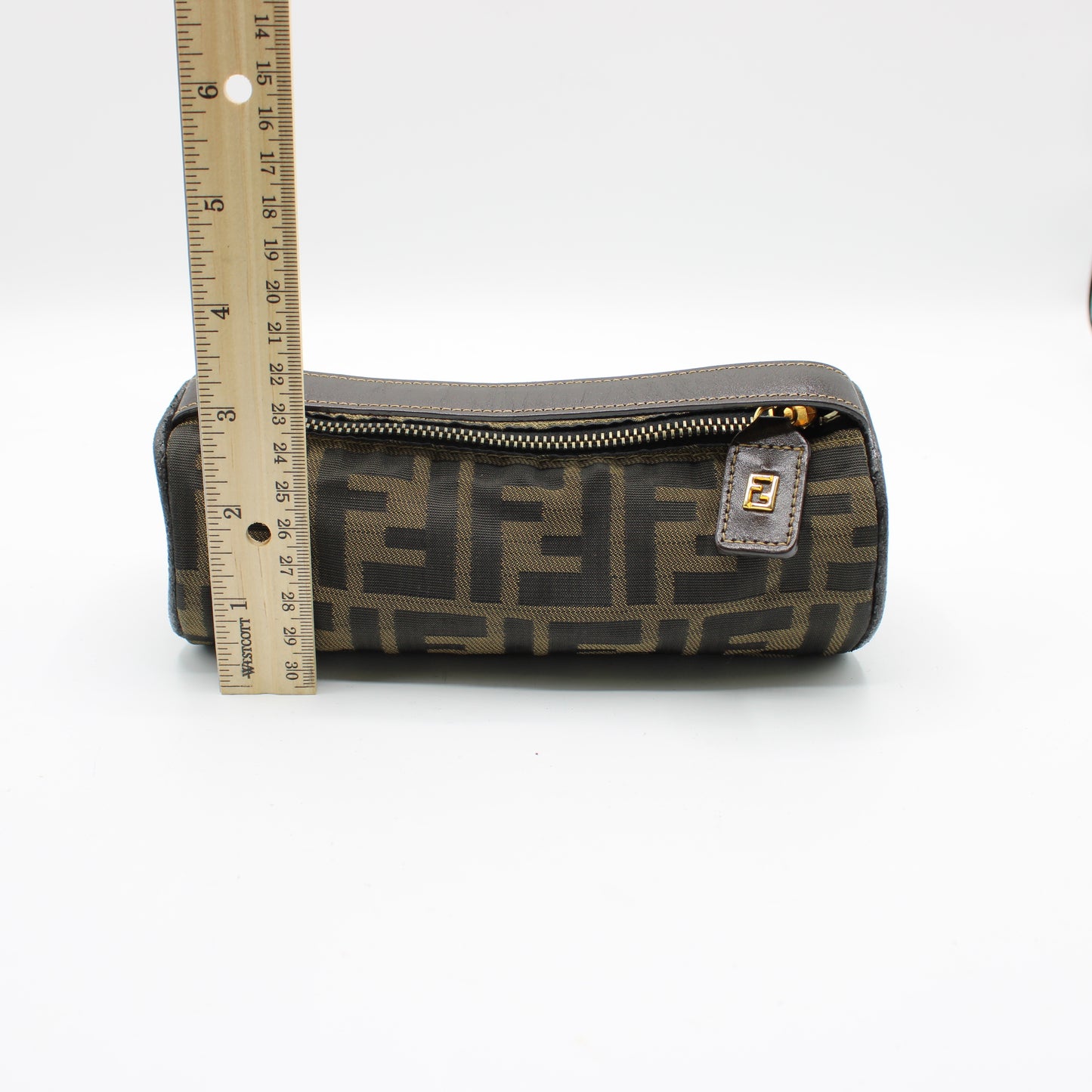 Fendi Brown Zucca FF Print Cylinder Mini Bag #2