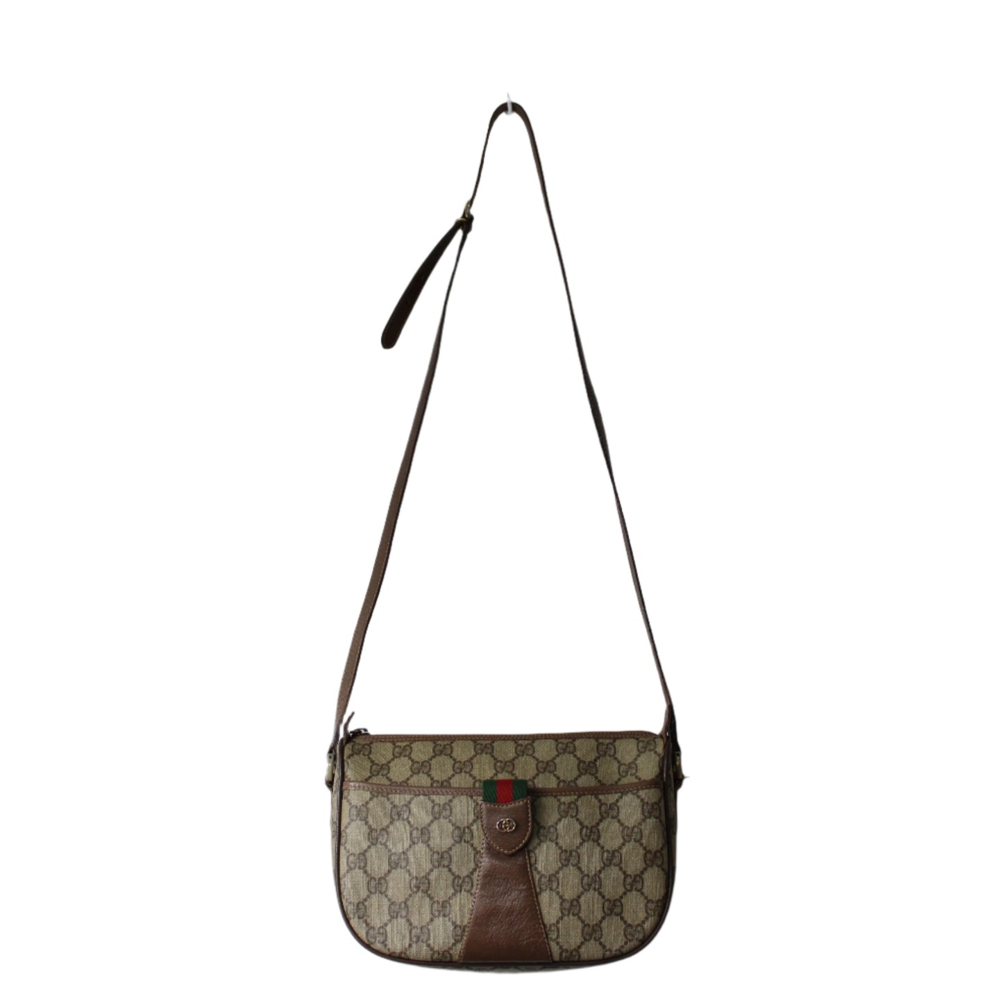 Gucci Brown GG Supreme Ophidia Crossbody Bag