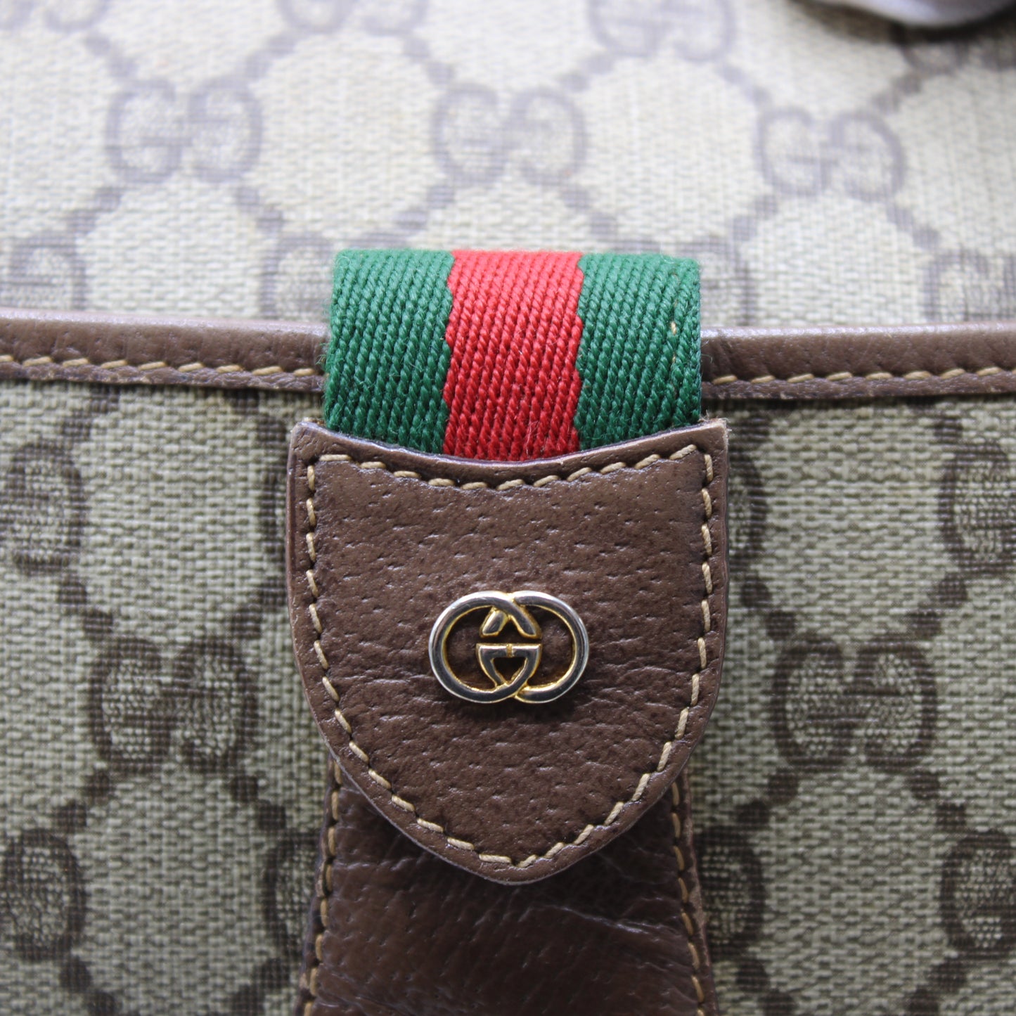 Gucci Brown GG Supreme Ophidia Crossbody Bag