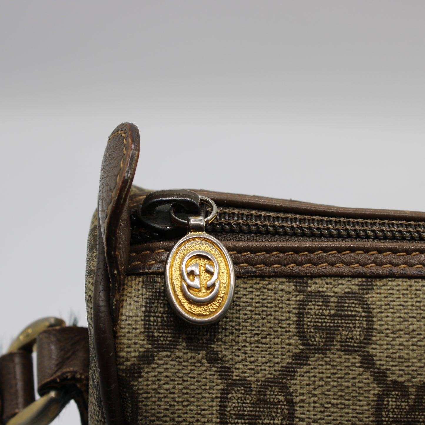 Gucci Brown GG Supreme Ophidia Crossbody Bag