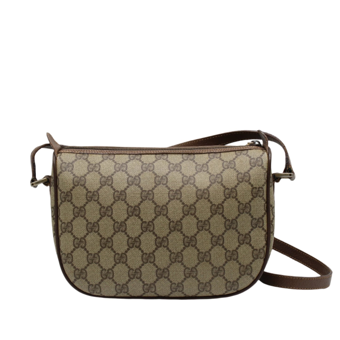 Gucci Brown GG Supreme Ophidia Crossbody Bag