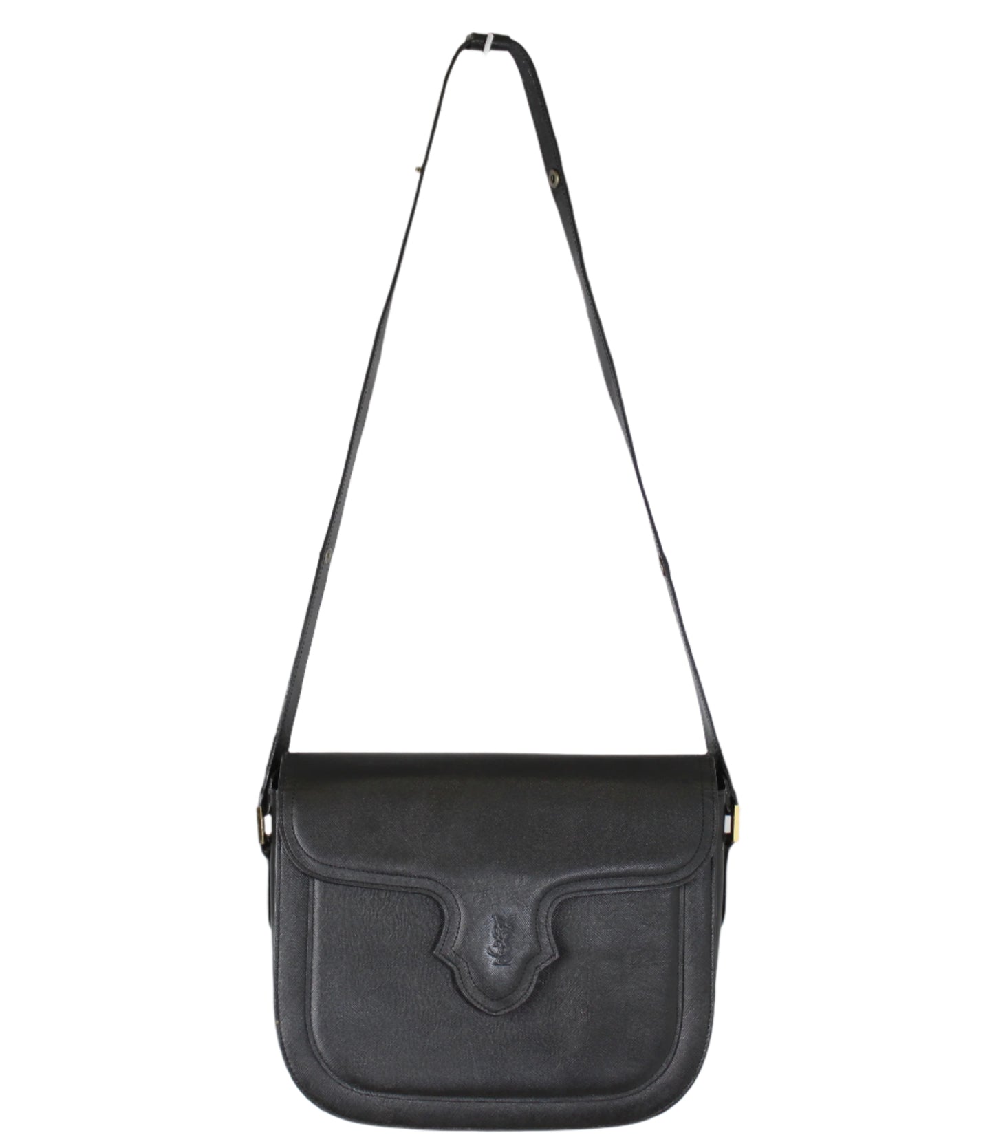 Yves Saint Laurent Black Leather Flap Crossbody Bag #2