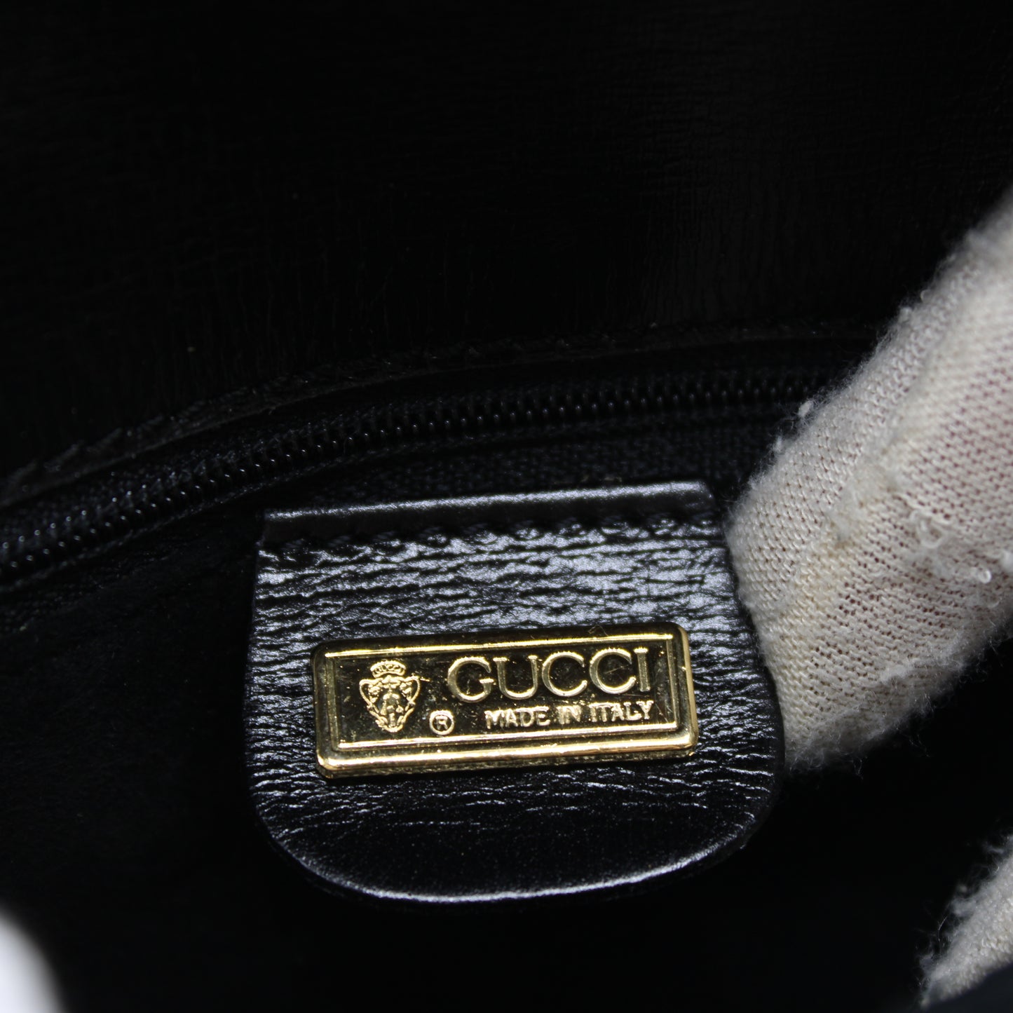 Gucci Black Leather Marmont Crossbody Bag