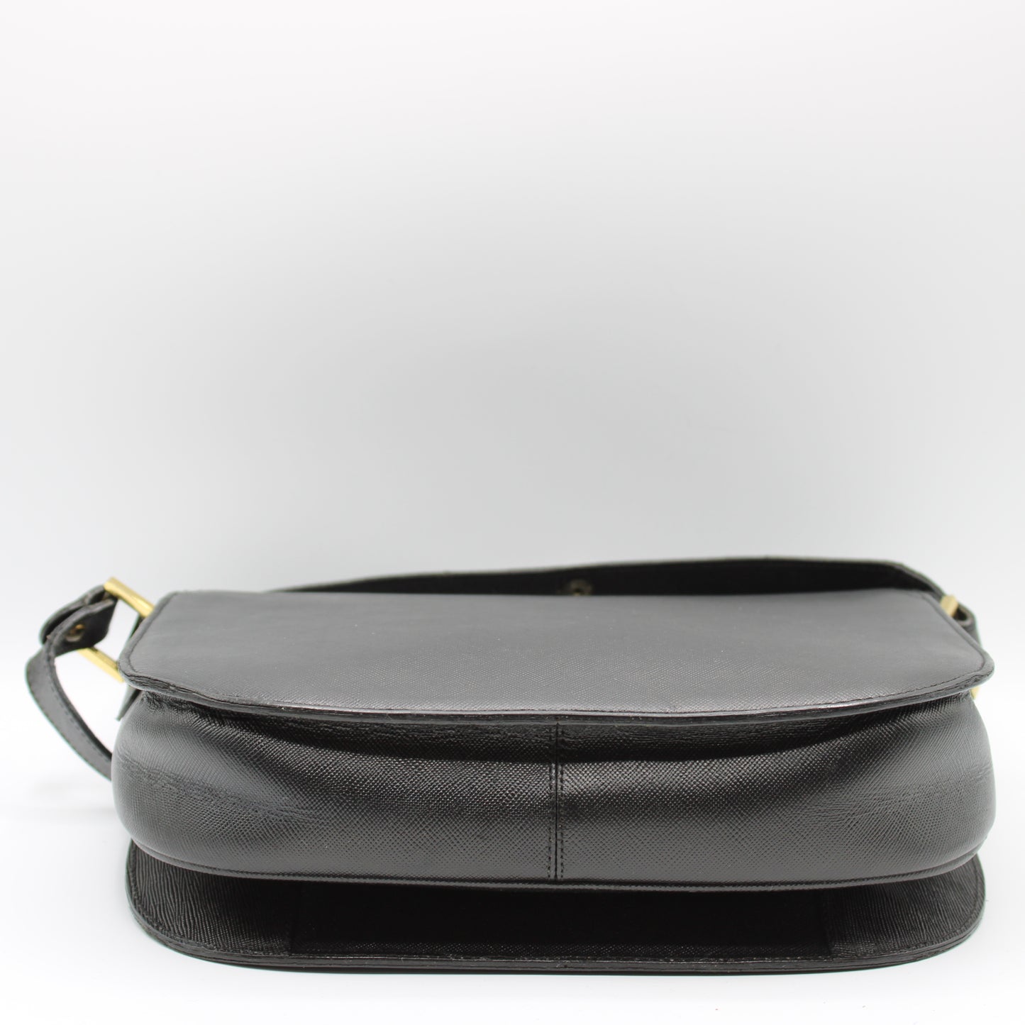 Yves Saint Laurent Black Leather Flap Crossbody Bag #2