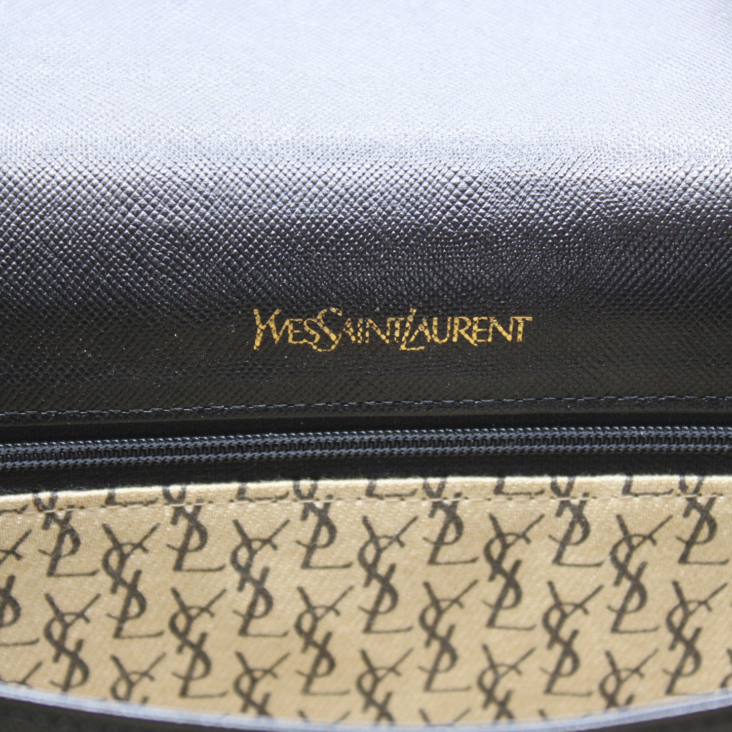 Yves Saint Laurent Black Leather Flap Crossbody Bag #2