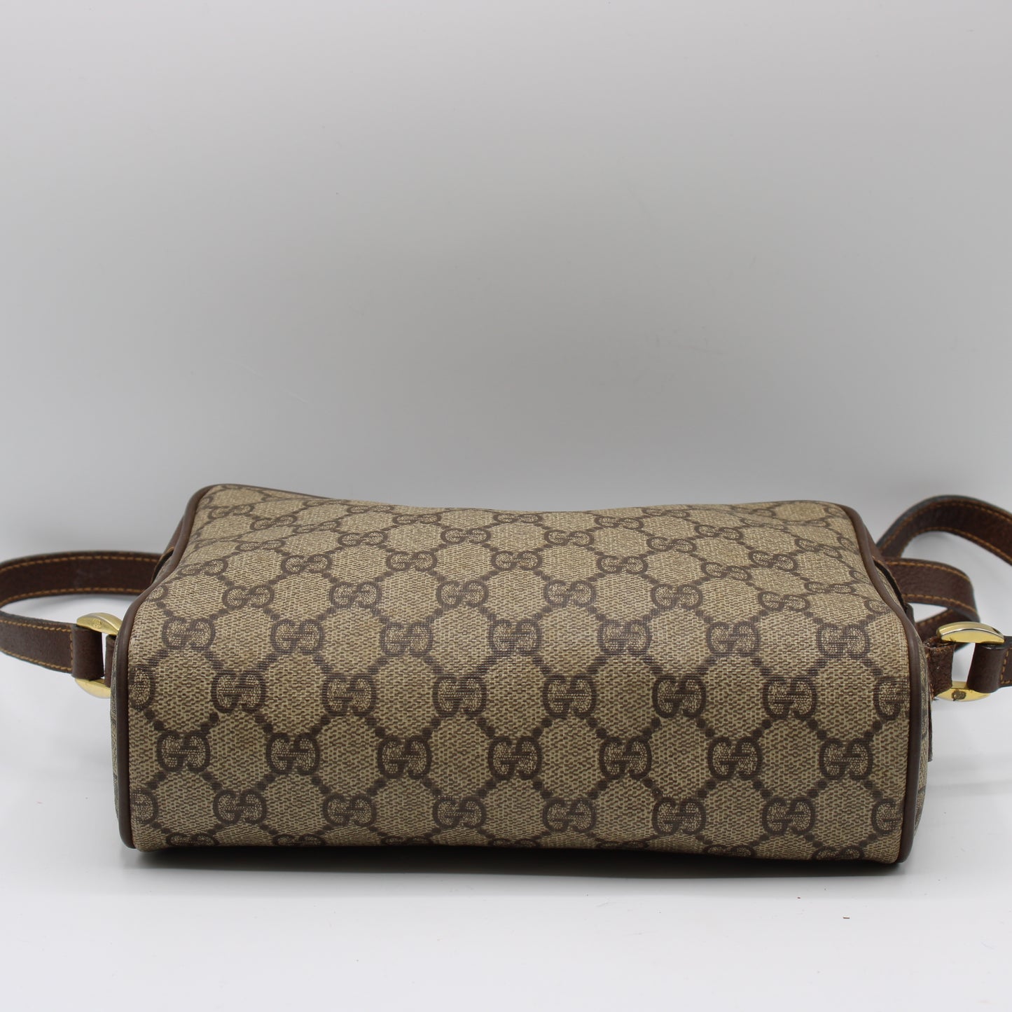 Gucci Ophidia GG Supreme Canvas Leather Crossbody Bag